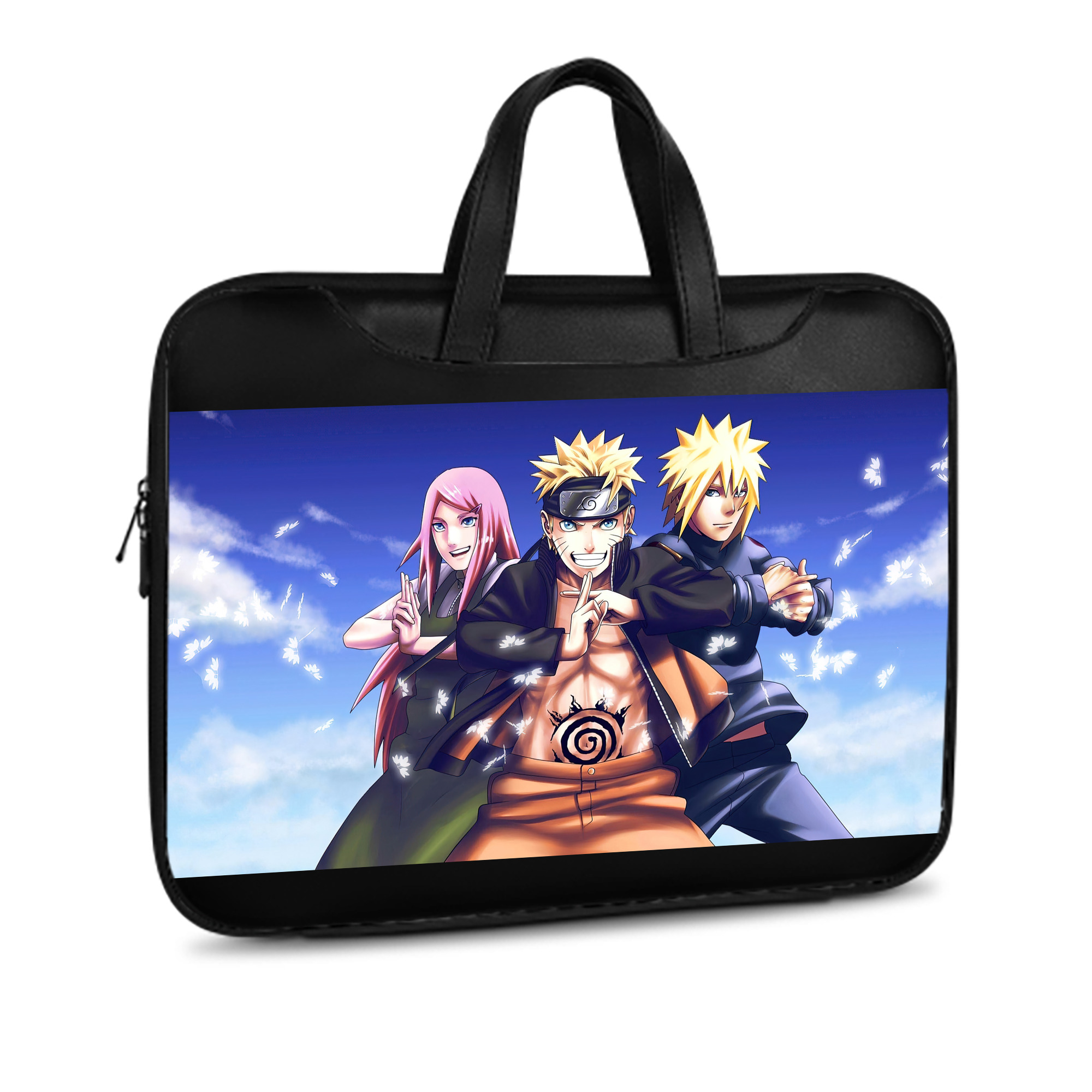 （画像用） NARUTO -ナルト- NARUTO -ナルト- 疾風伝 レザーラップトップバッグ　ノートパソコンケース
