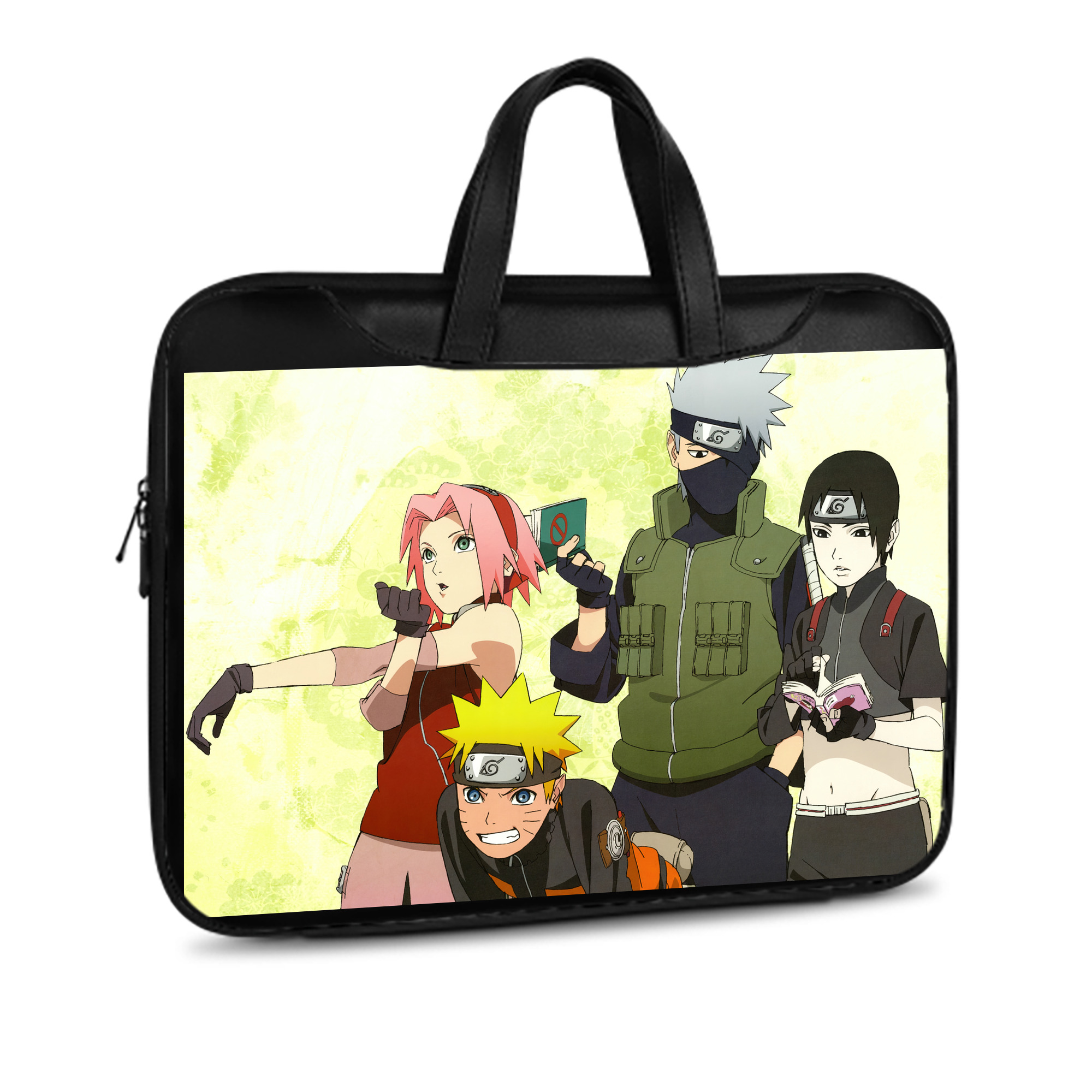 （画像用） NARUTO -ナルト- NARUTO -ナルト- 疾風伝 レザーラップトップバッグ　ノートパソコンケース