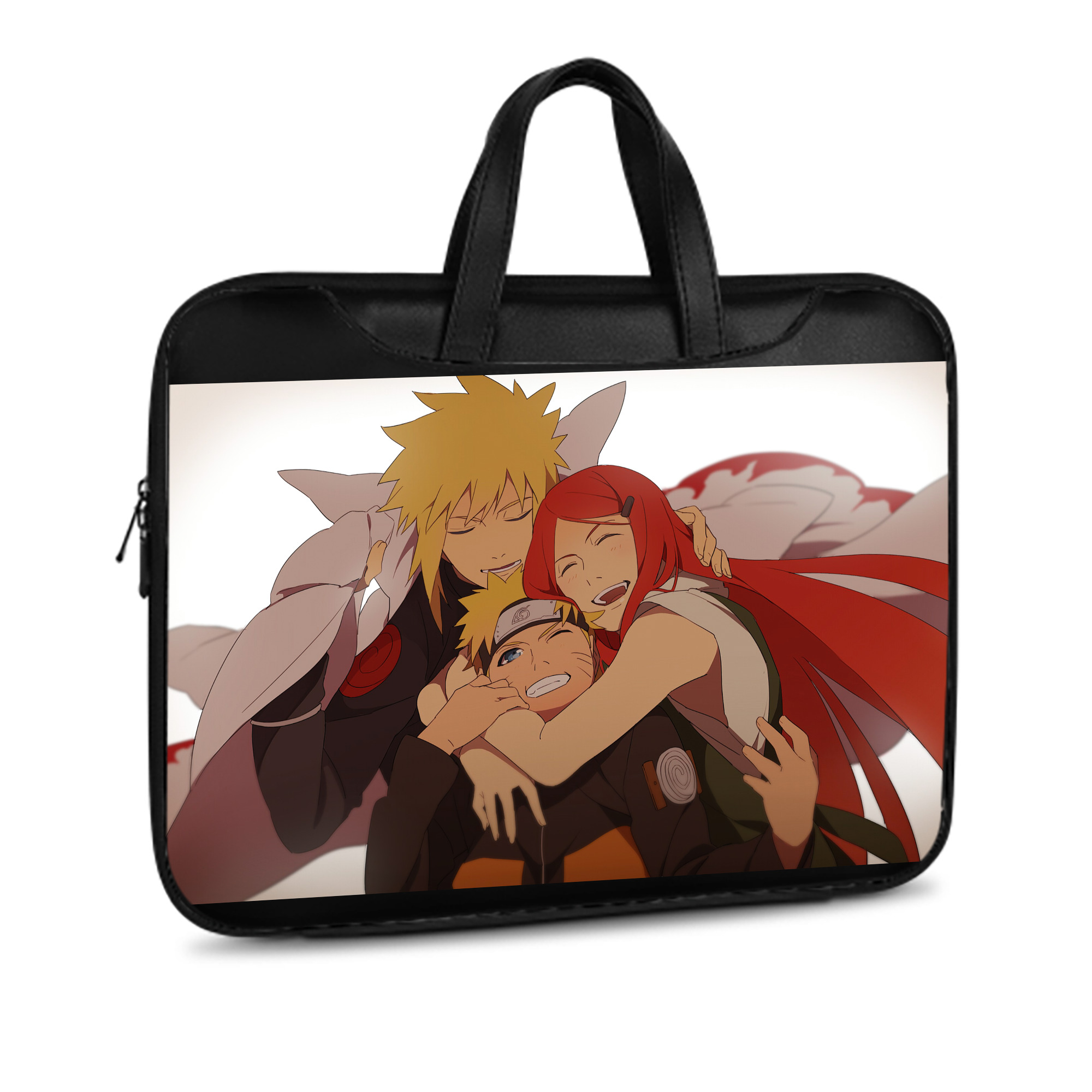 （画像用） NARUTO -ナルト- NARUTO -ナルト- 疾風伝 レザーラップトップバッグ　ノートパソコンケース