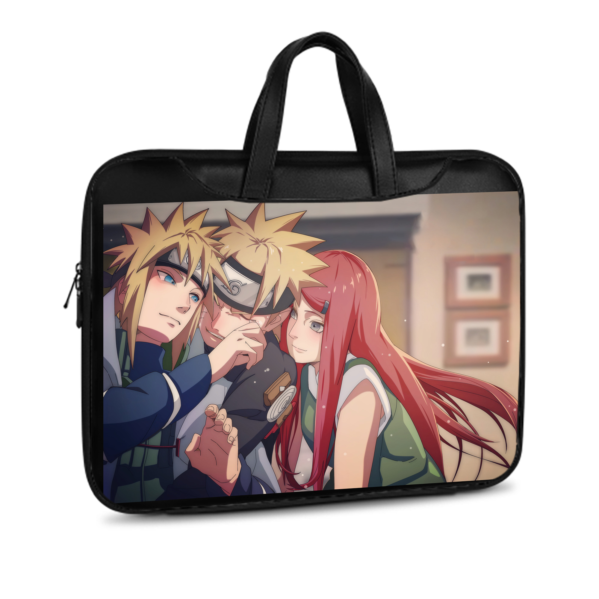 （画像用） NARUTO -ナルト- NARUTO -ナルト- 疾風伝 レザーラップトップバッグ　ノートパソコンケース