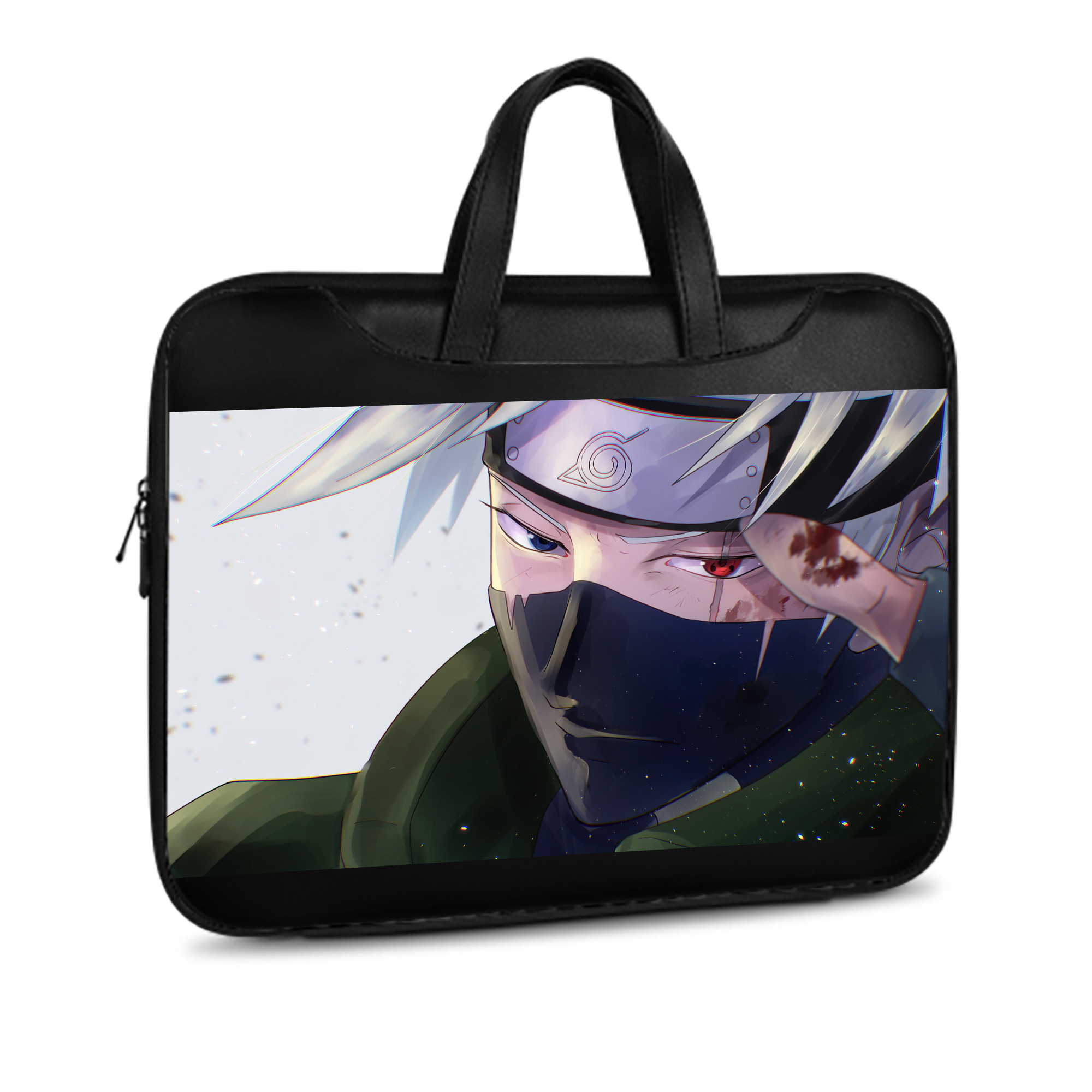 （画像用） NARUTO -ナルト- NARUTO -ナルト- 疾風伝 レザーラップトップバッグ　ノートパソコンケース