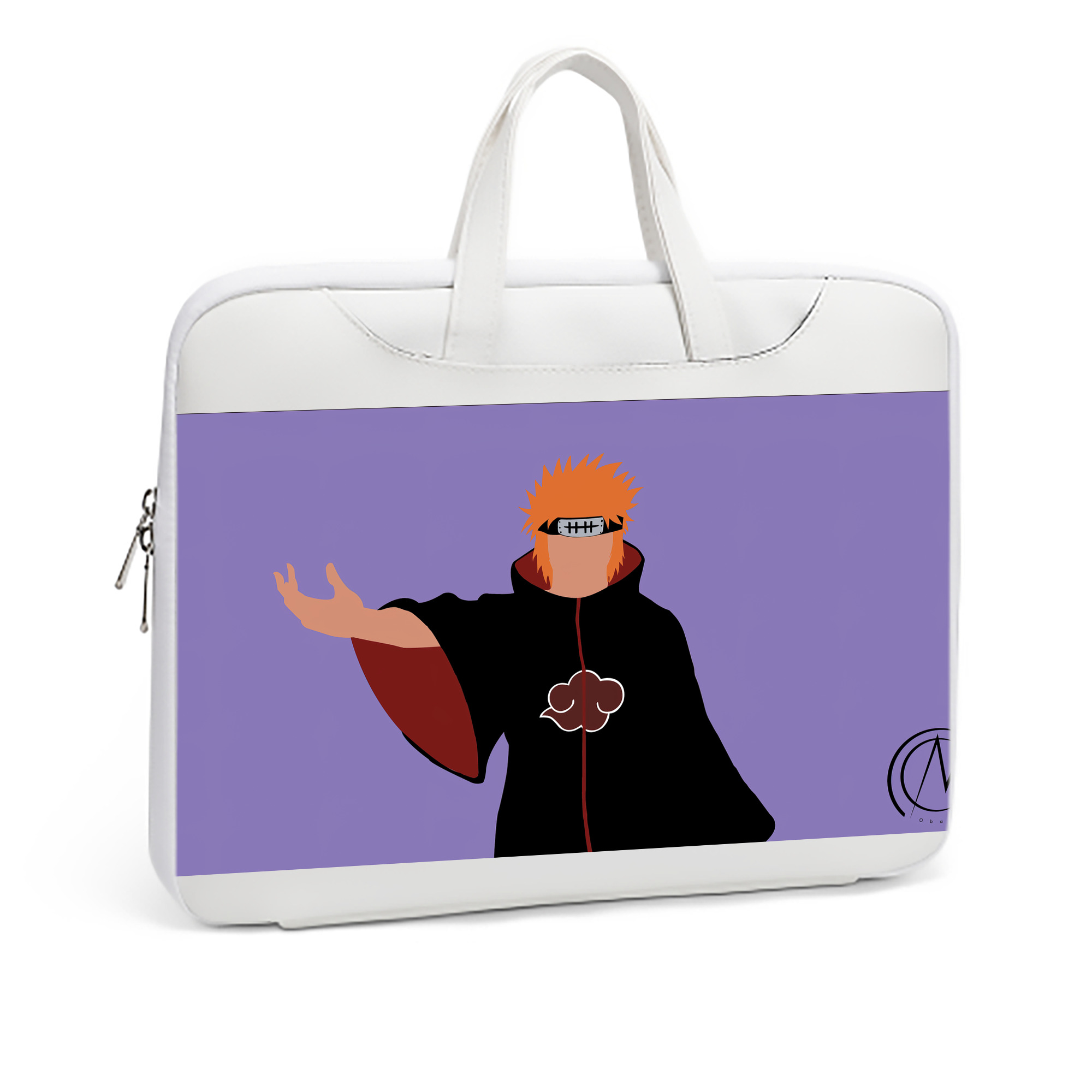 （画像用） NARUTO -ナルト- NARUTO -ナルト- 疾風伝 レザーラップトップバッグ　ノートパソコンケース