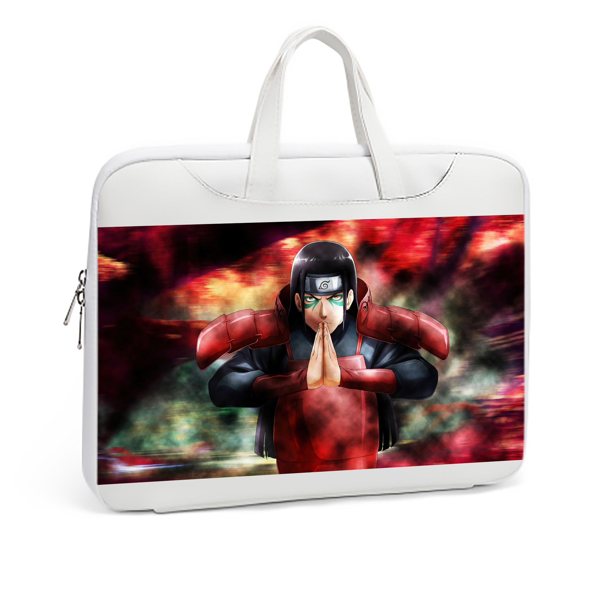 （画像用） NARUTO -ナルト- NARUTO -ナルト- 疾風伝 レザーラップトップバッグ　ノートパソコンケース