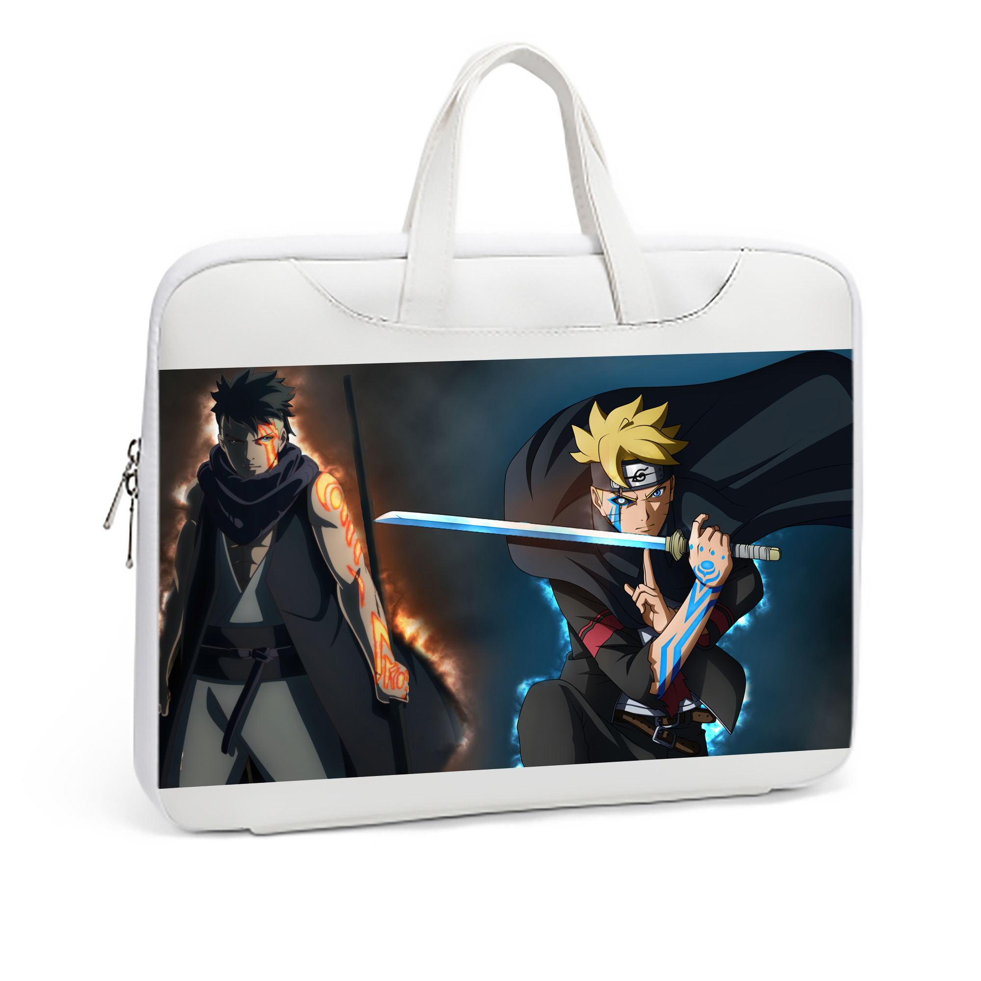 （画像用） NARUTO -ナルト- NARUTO -ナルト- 疾風伝 レザーラップトップバッグ　ノートパソコンケース
