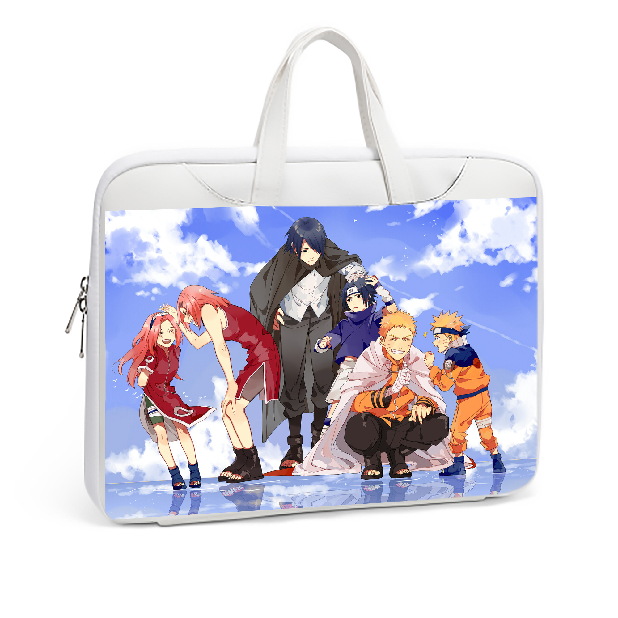（画像用） NARUTO -ナルト- NARUTO -ナルト- 疾風伝 レザーラップトップバッグ　ノートパソコンケース