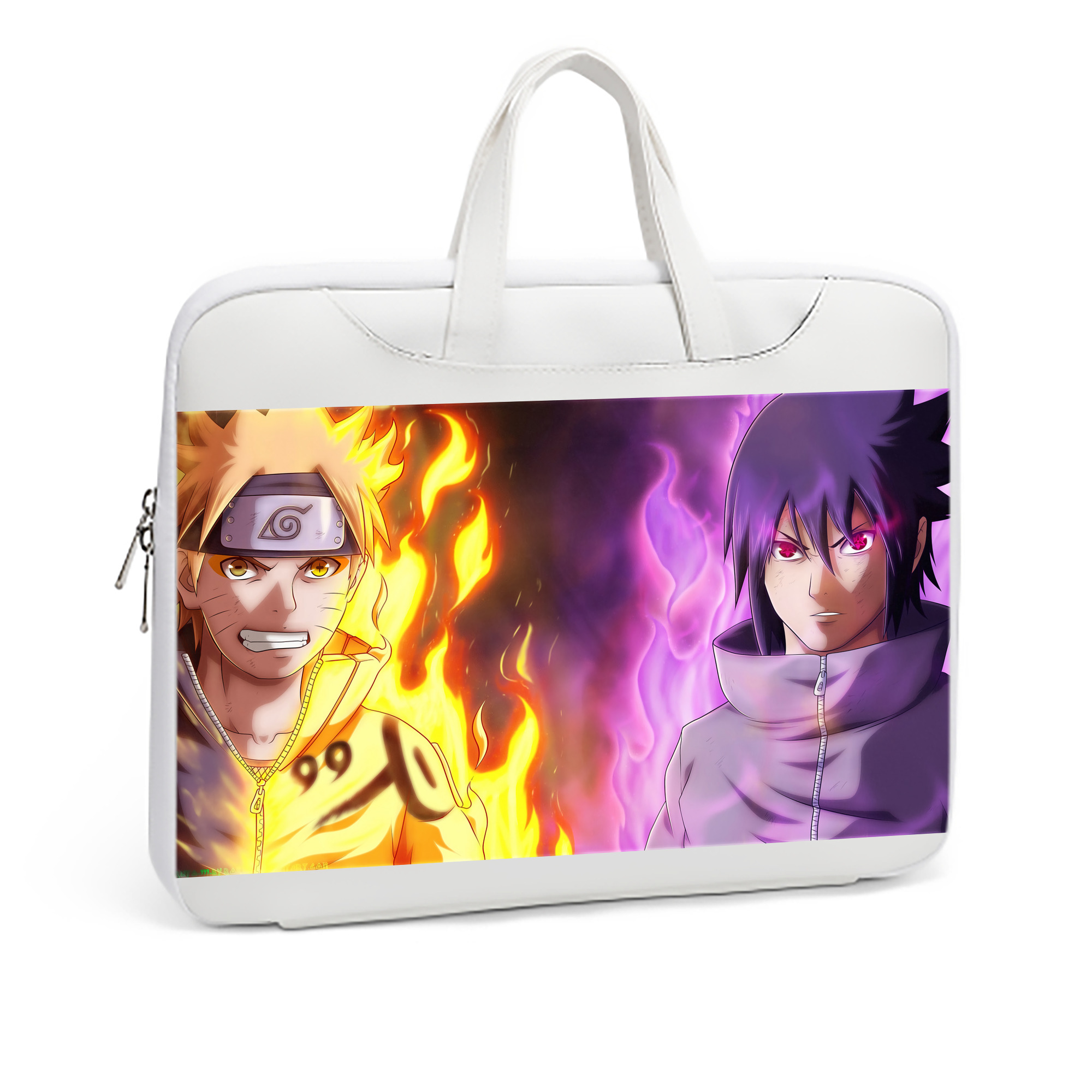 （画像用） NARUTO -ナルト- NARUTO -ナルト- 疾風伝 レザーラップトップバッグ　ノートパソコンケース