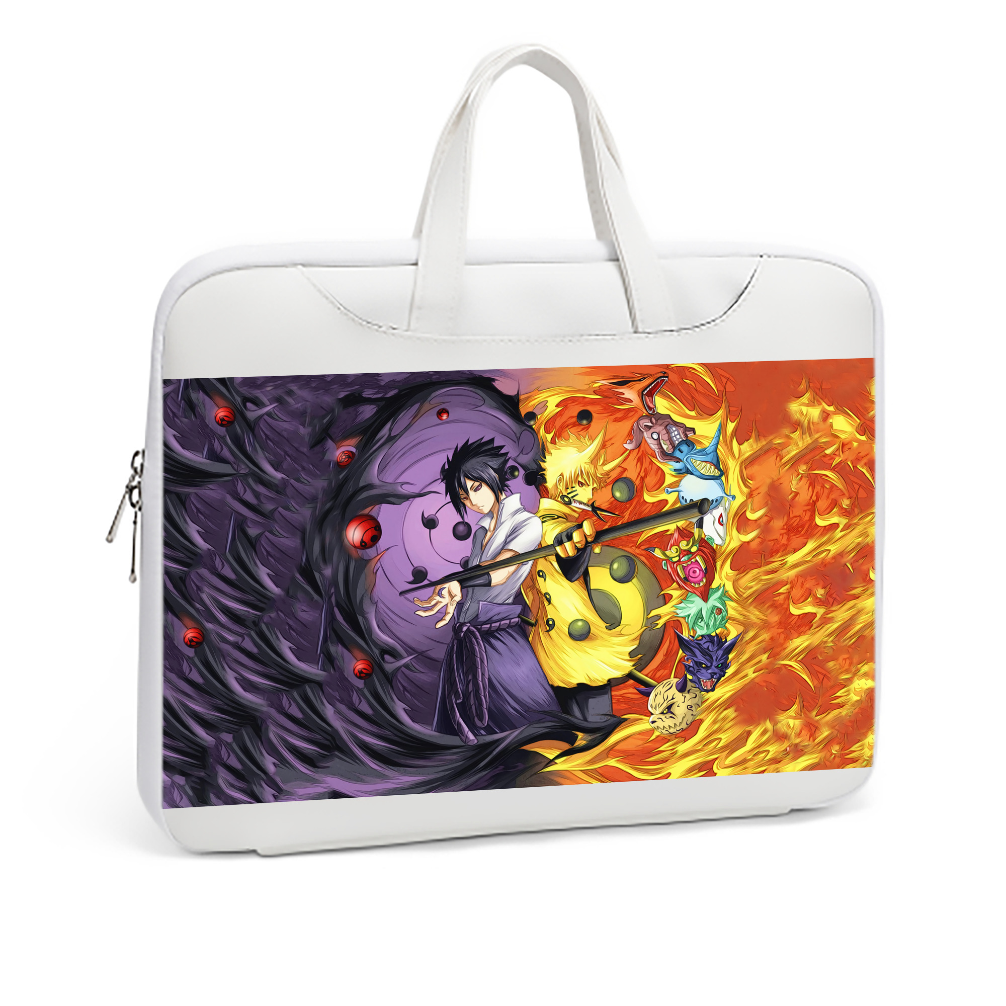 （画像用） NARUTO -ナルト- NARUTO -ナルト- 疾風伝 レザーラップトップバッグ　ノートパソコンケース