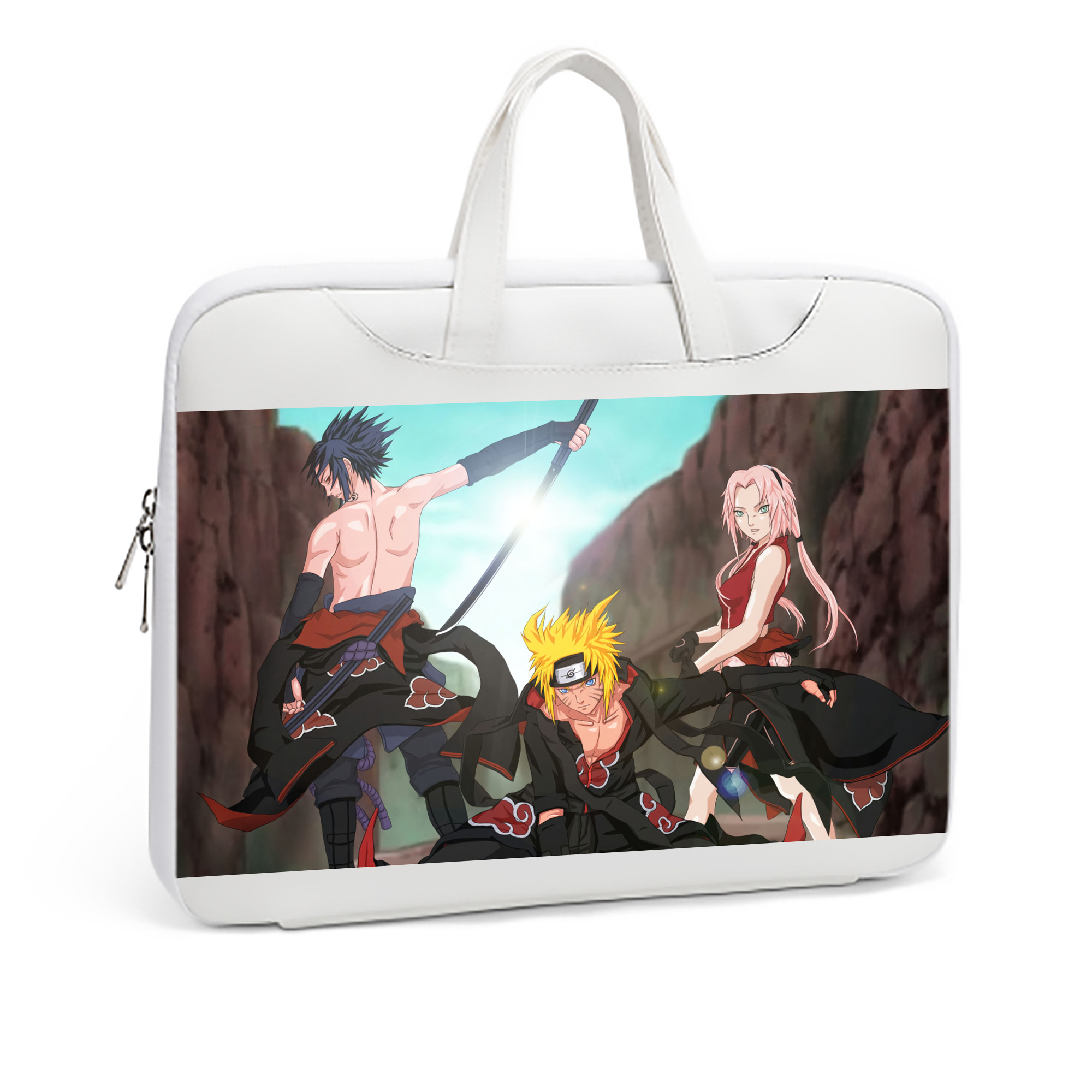 （画像用） NARUTO -ナルト- NARUTO -ナルト- 疾風伝 レザーラップトップバッグ　ノートパソコンケース