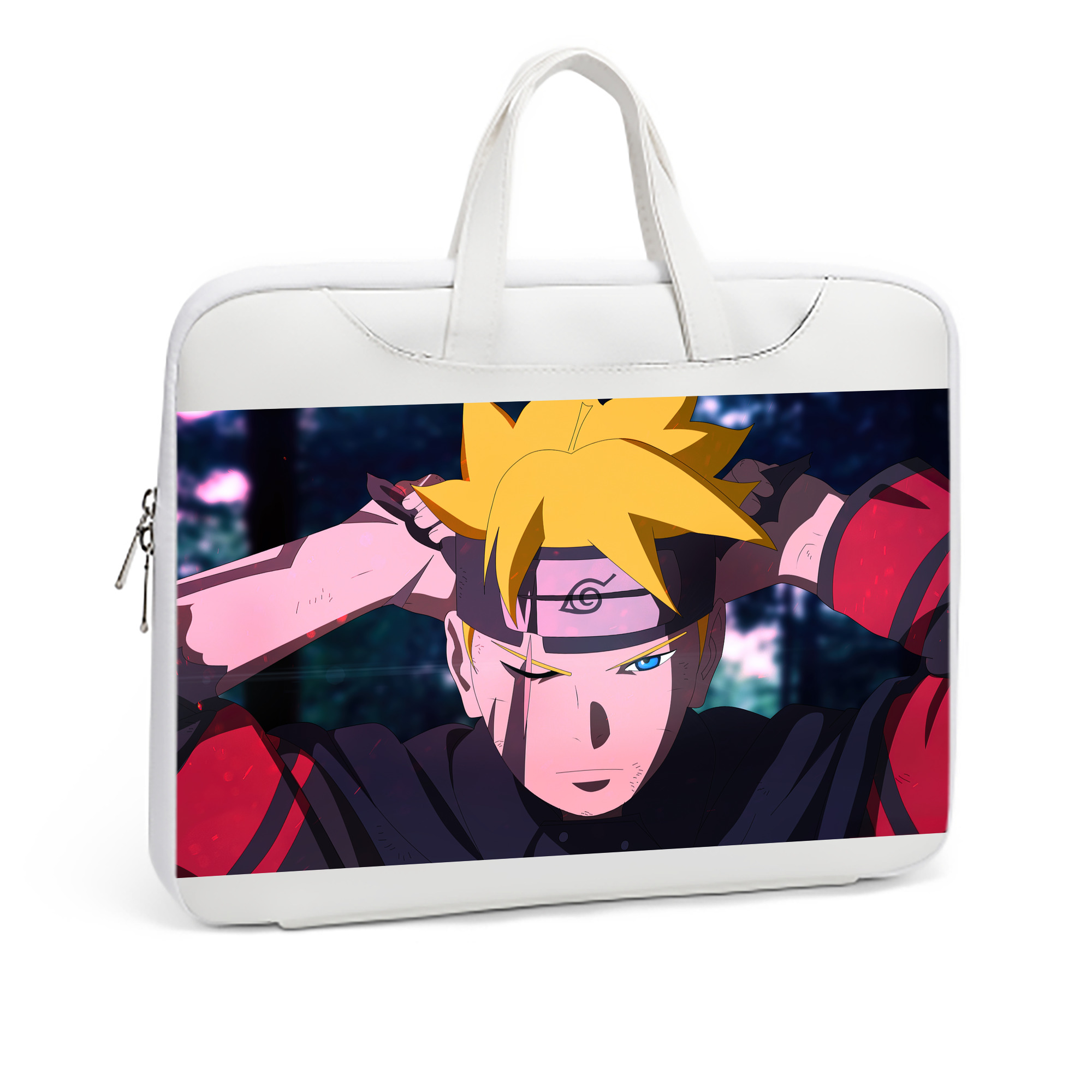 （画像用） NARUTO -ナルト- NARUTO -ナルト- 疾風伝 レザーラップトップバッグ　ノートパソコンケース