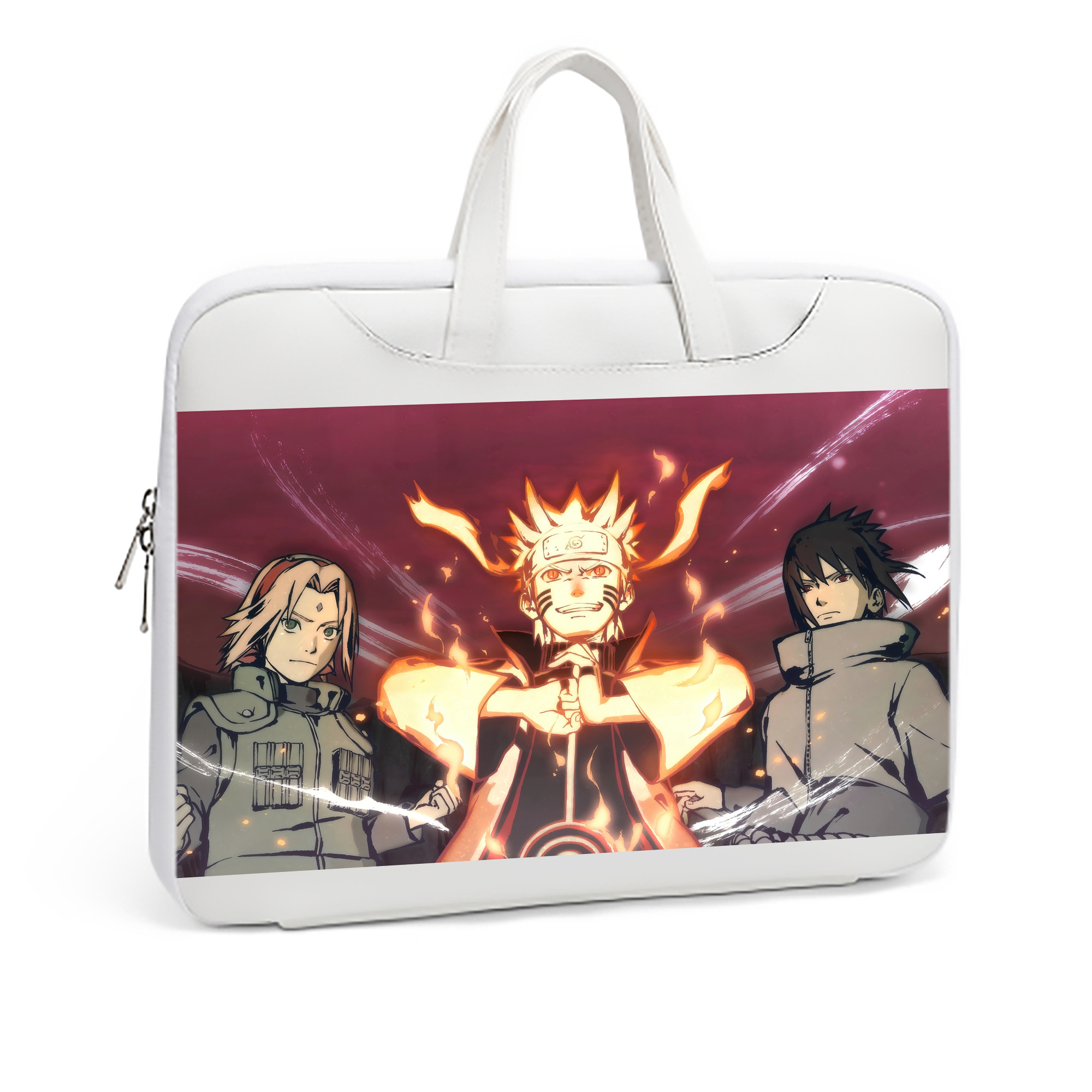 （画像用） NARUTO -ナルト- NARUTO -ナルト- 疾風伝 レザーラップトップバッグ　ノートパソコンケース