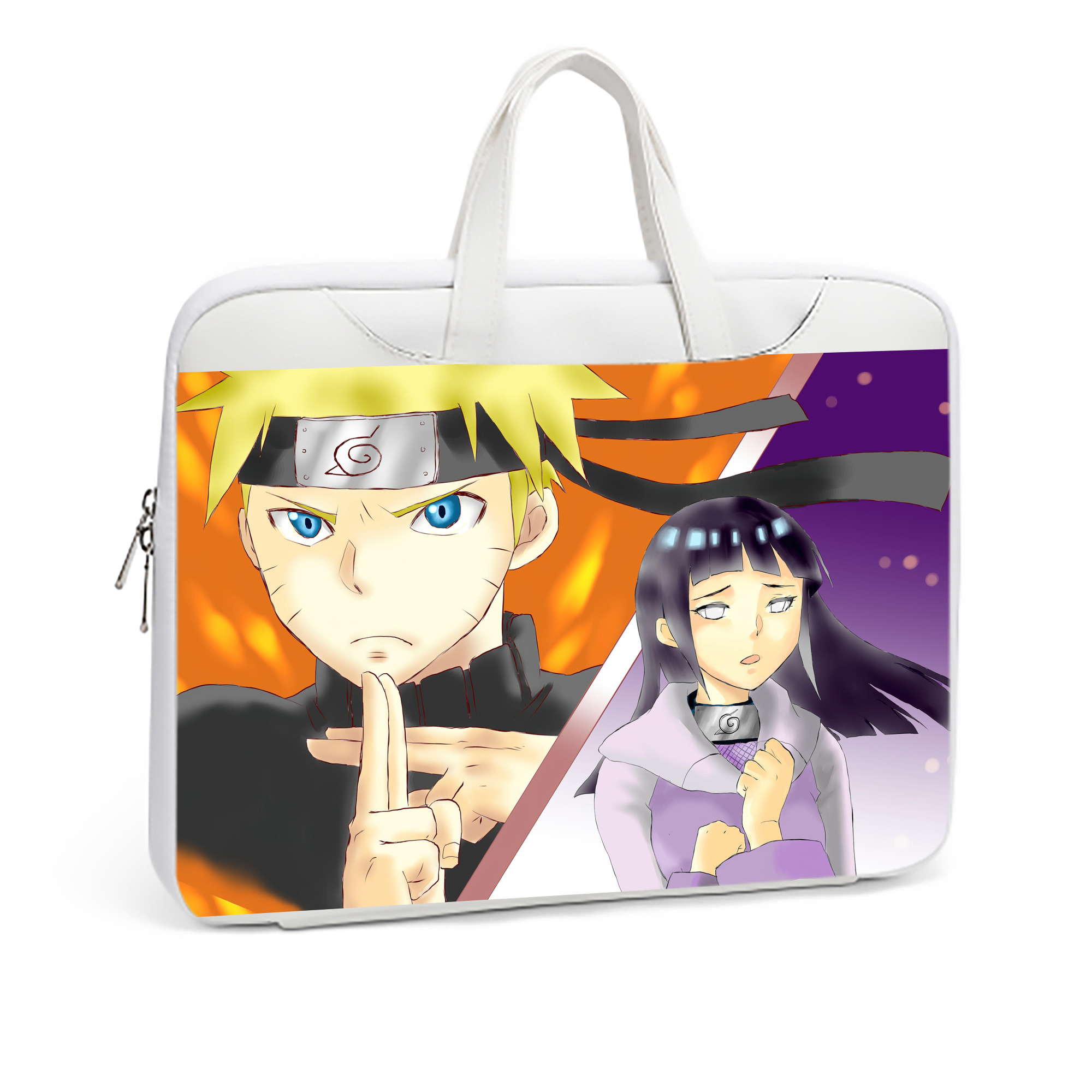 （画像用） NARUTO -ナルト- NARUTO -ナルト- 疾風伝 レザーラップトップバッグ　ノートパソコンケース