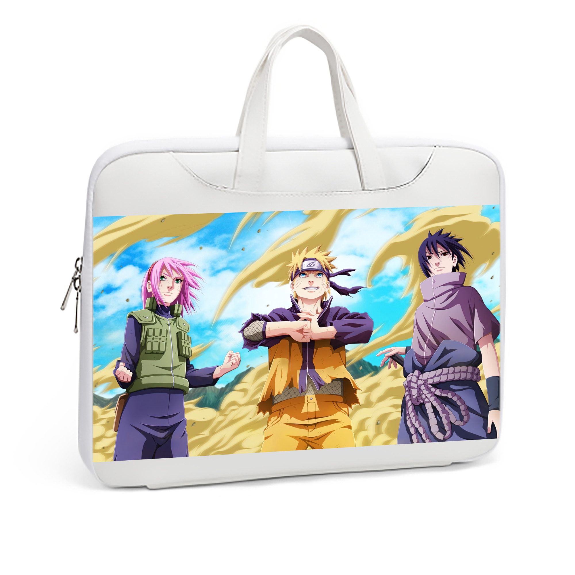 （画像用） NARUTO -ナルト- NARUTO -ナルト- 疾風伝 レザーラップトップバッグ　ノートパソコンケース