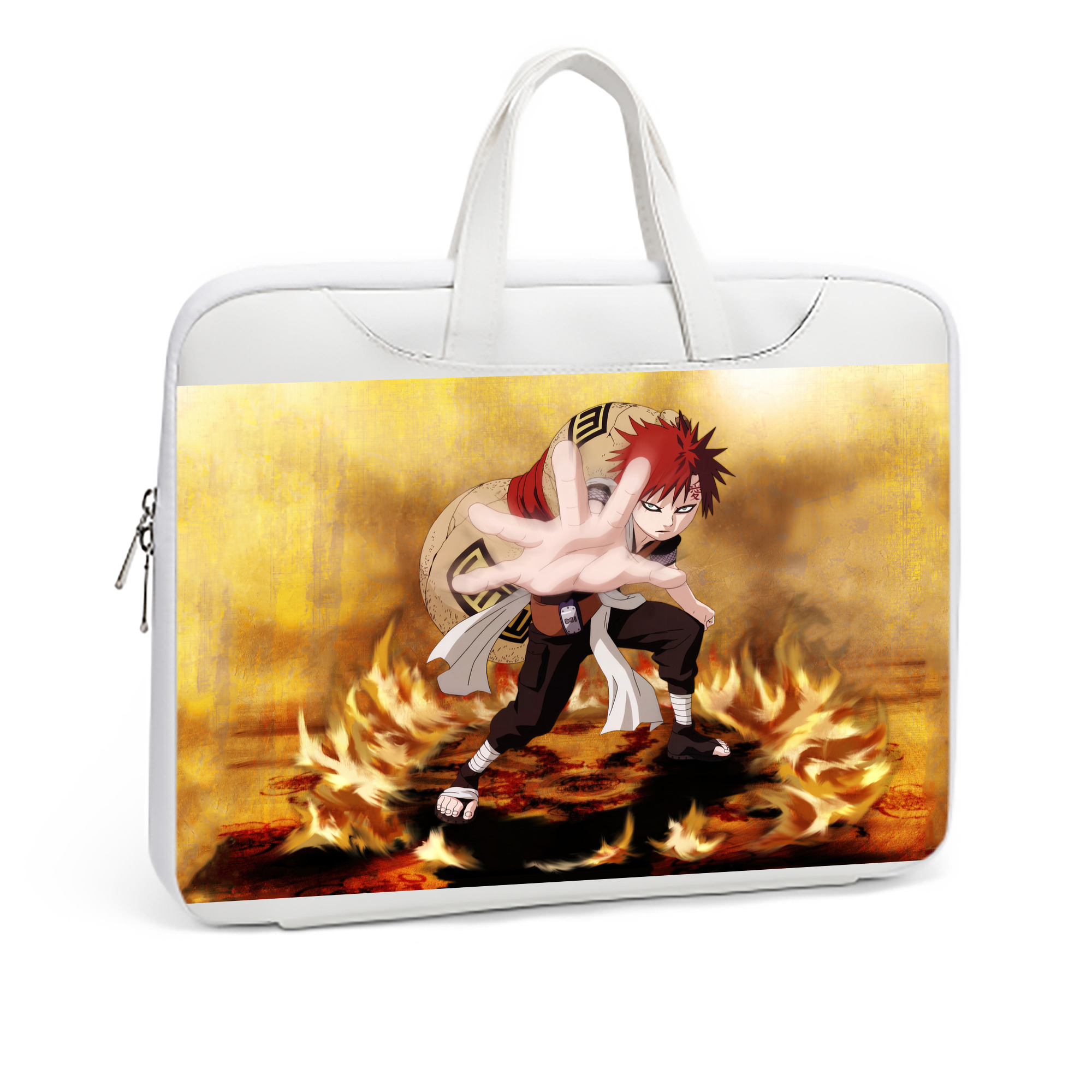 （画像用） NARUTO -ナルト- NARUTO -ナルト- 疾風伝 レザーラップトップバッグ　ノートパソコンケース