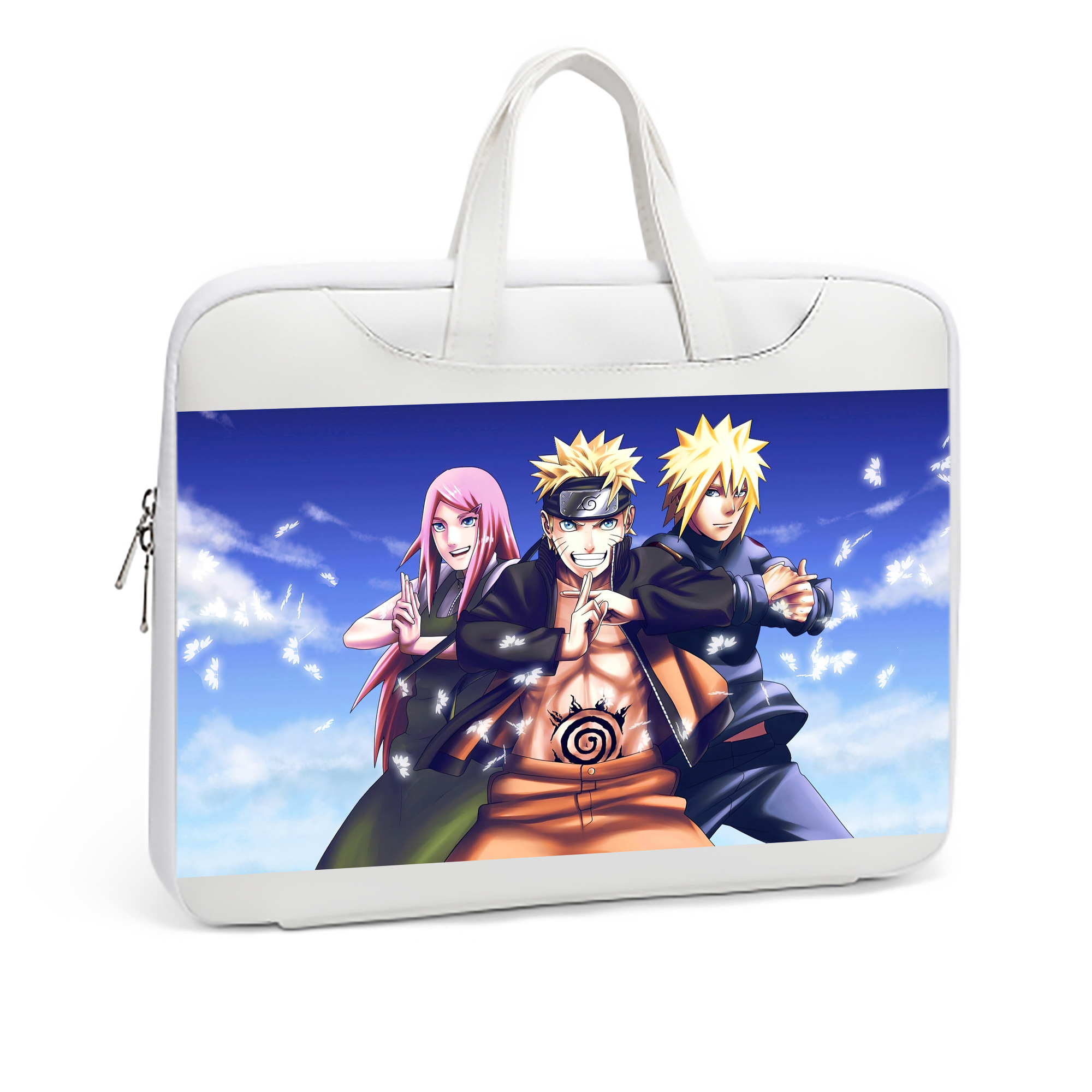 （画像用） NARUTO -ナルト- NARUTO -ナルト- 疾風伝 レザーラップトップバッグ　ノートパソコンケース