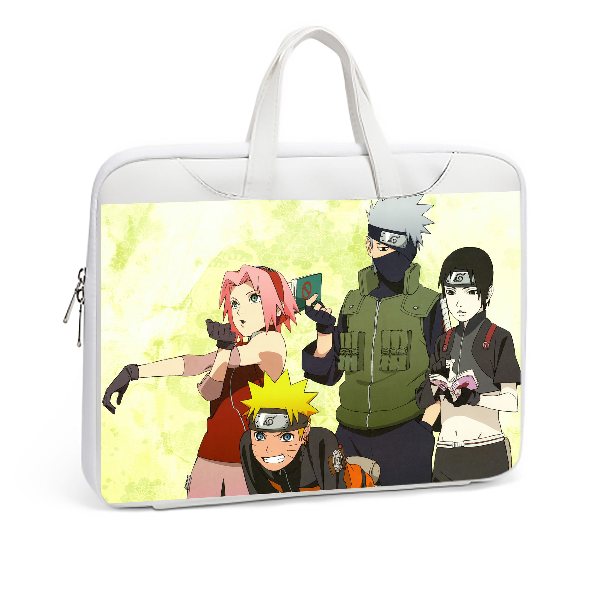 （画像用） NARUTO -ナルト- NARUTO -ナルト- 疾風伝 レザーラップトップバッグ　ノートパソコンケース