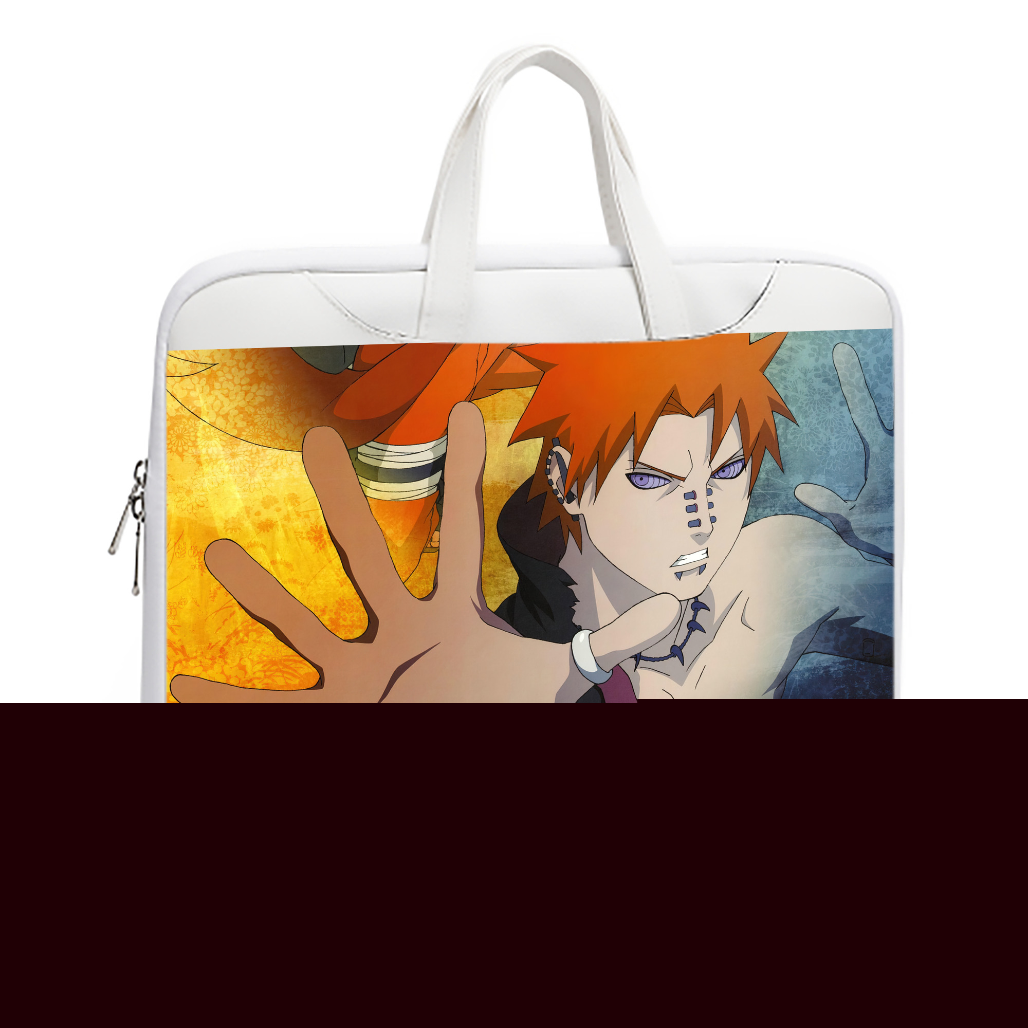 （画像用） NARUTO -ナルト- NARUTO -ナルト- 疾風伝 レザーラップトップバッグ　ノートパソコンケース