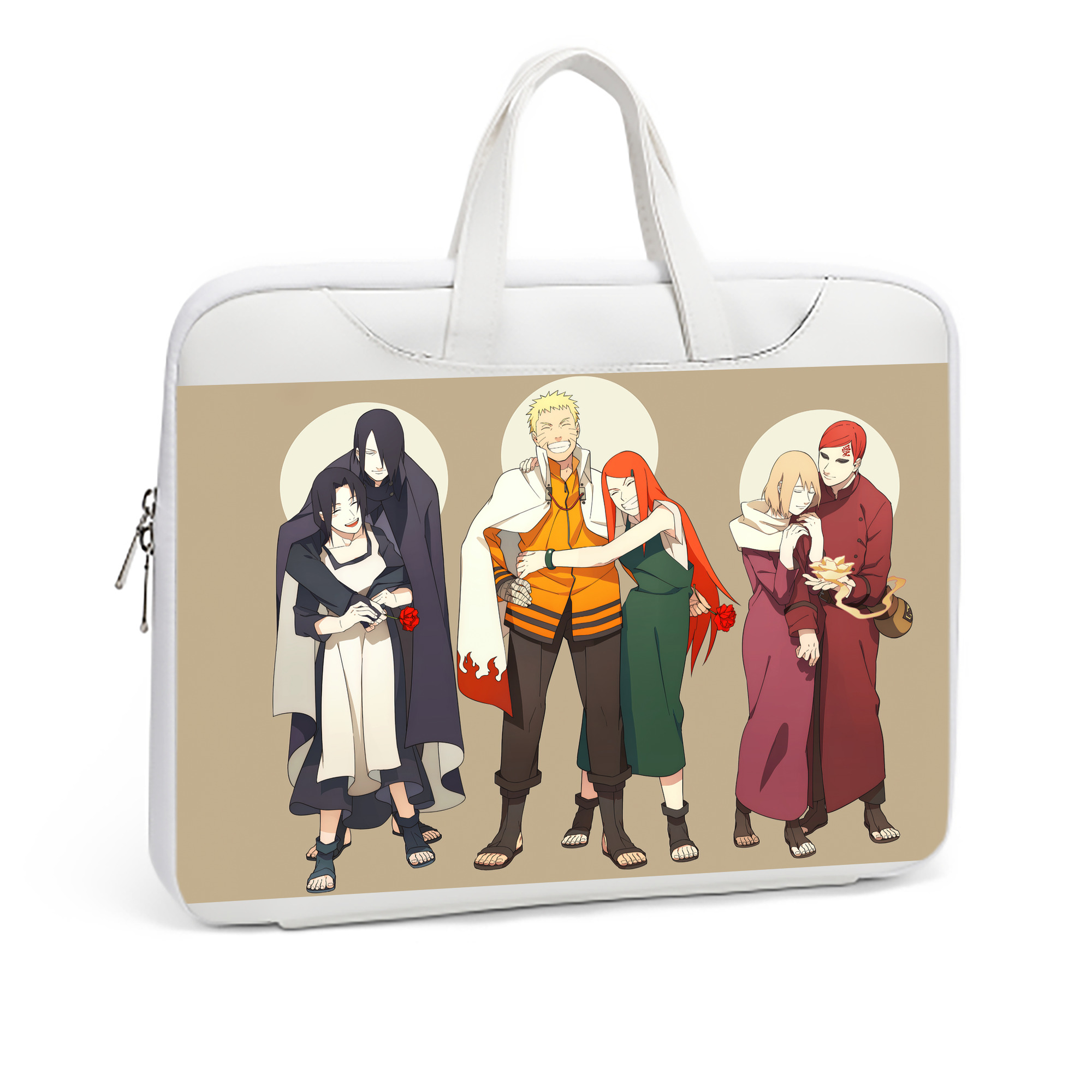 （画像用） NARUTO -ナルト- NARUTO -ナルト- 疾風伝 レザーラップトップバッグ　ノートパソコンケース