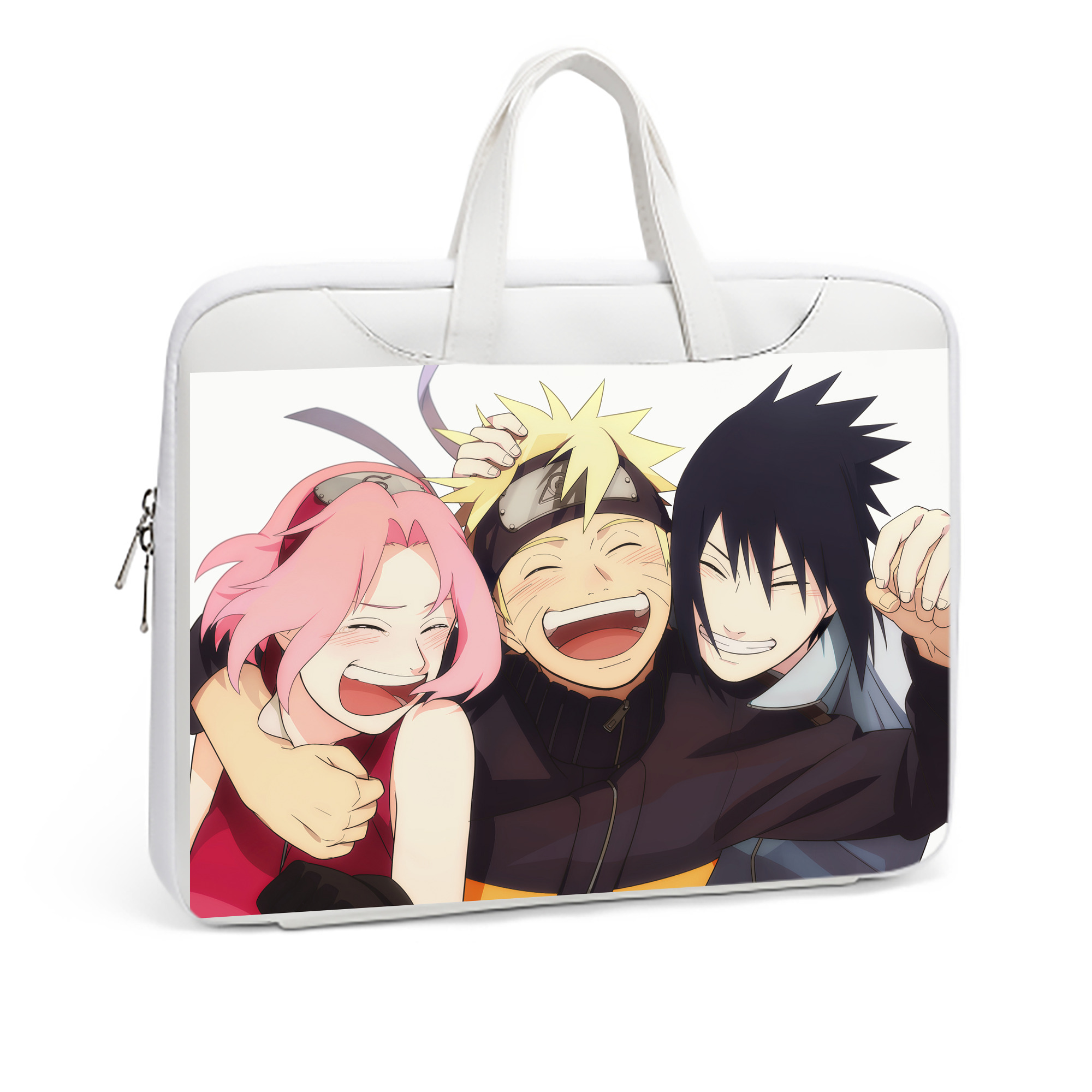 （画像用） NARUTO -ナルト- NARUTO -ナルト- 疾風伝 レザーラップトップバッグ　ノートパソコンケース