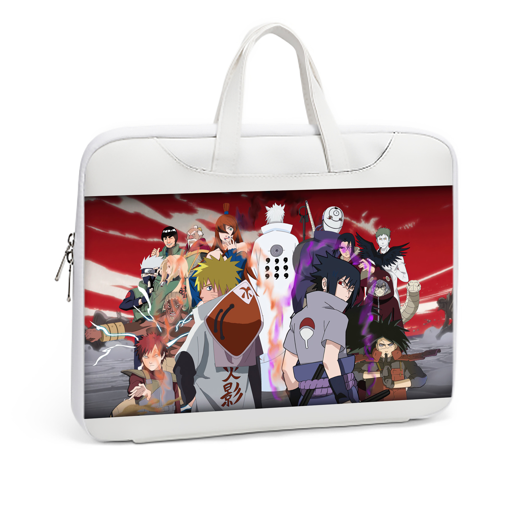 （画像用） NARUTO -ナルト- NARUTO -ナルト- 疾風伝 レザーラップトップバッグ　ノートパソコンケース