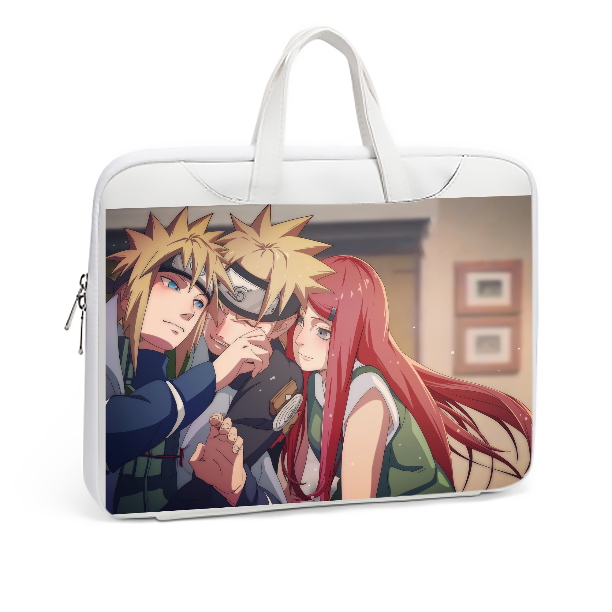（画像用） NARUTO -ナルト- NARUTO -ナルト- 疾風伝 レザーラップトップバッグ　ノートパソコンケース