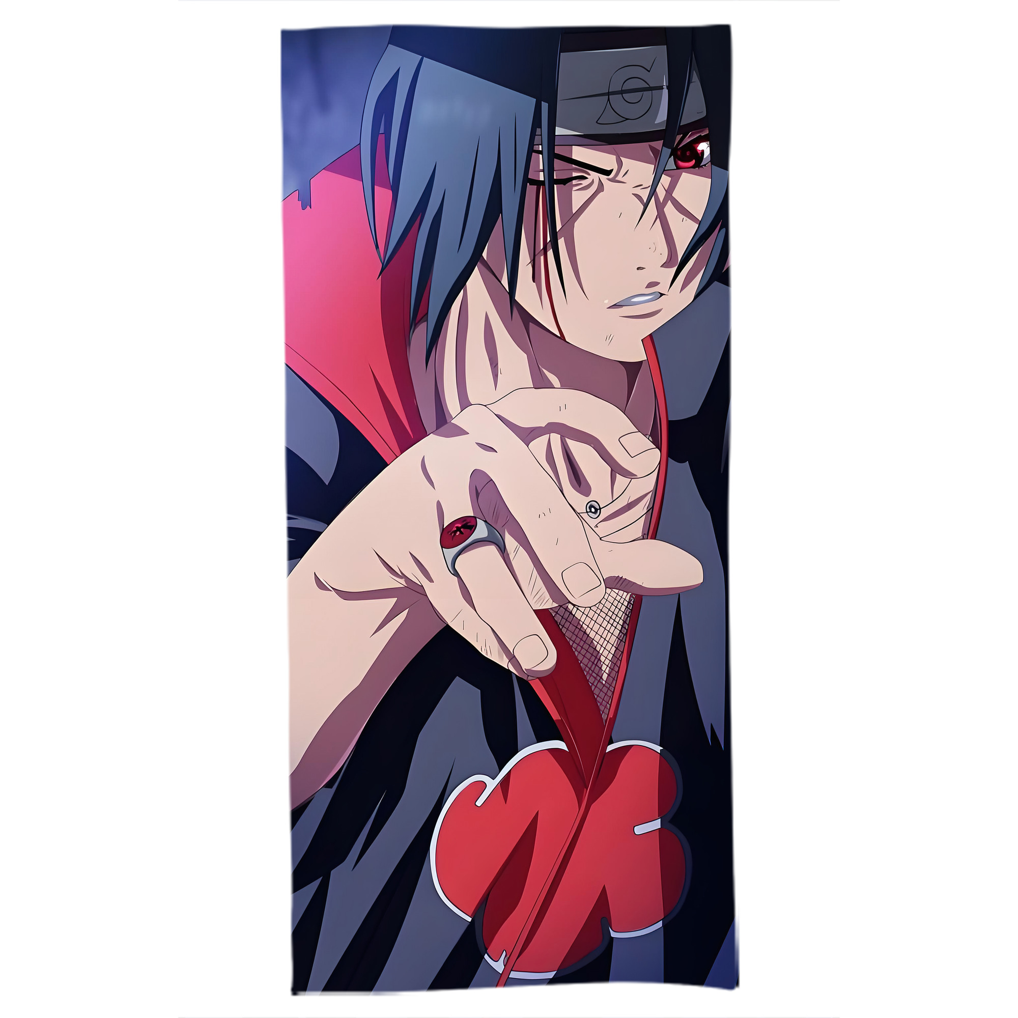 （画像用） NARUTO -ナルト- NARUTO -ナルト- 疾風伝 大判バスタオル 70×140cm 吸水速乾 柔らかい肌触り