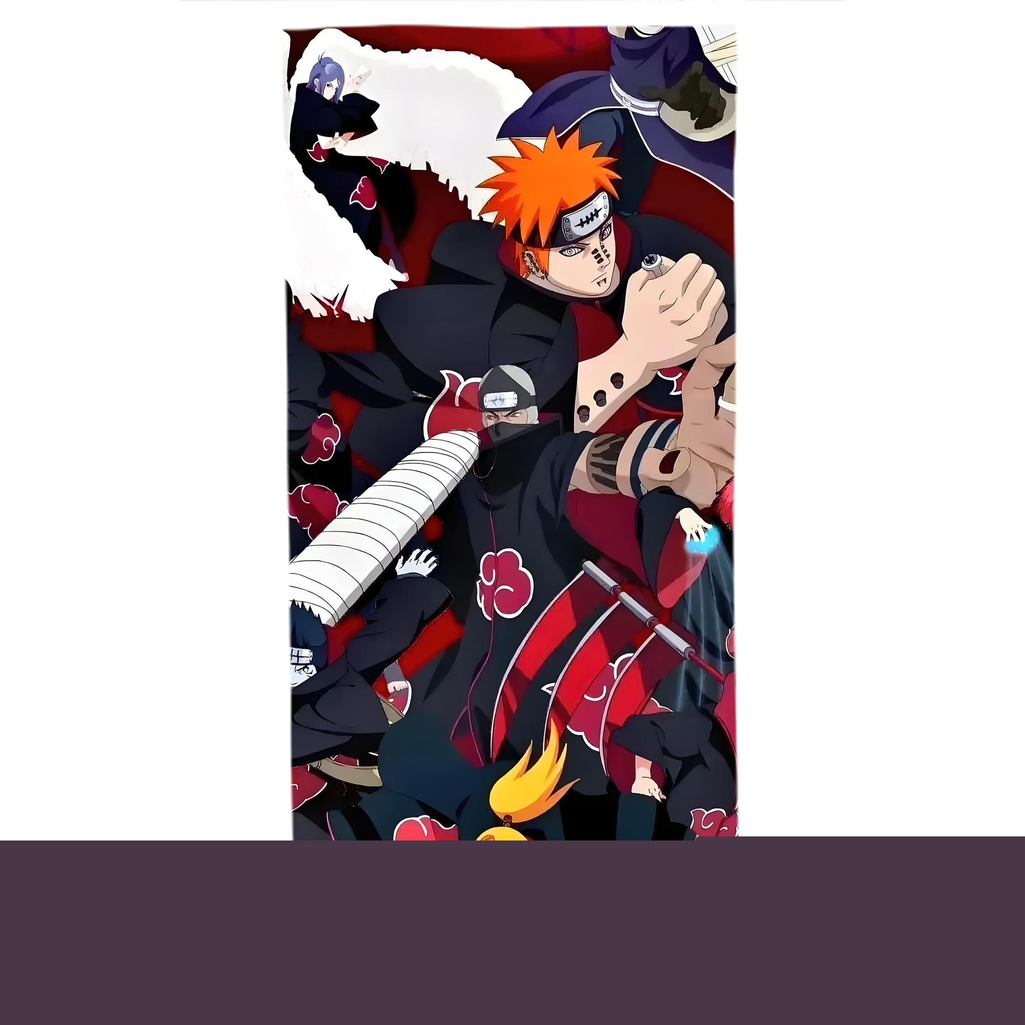（画像用） NARUTO -ナルト- NARUTO -ナルト- 疾風伝 大判バスタオル 70×140cm 吸水速乾 柔らかい肌触り