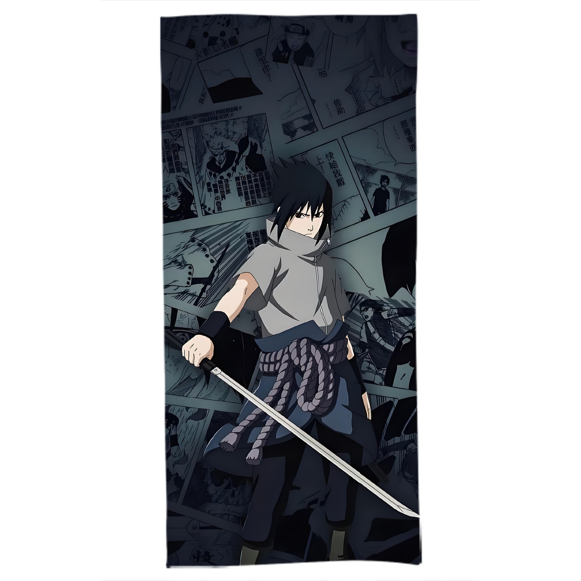 （画像用） NARUTO -ナルト- NARUTO -ナルト- 疾風伝 大判バスタオル 70×140cm 吸水速乾 柔らかい肌触り