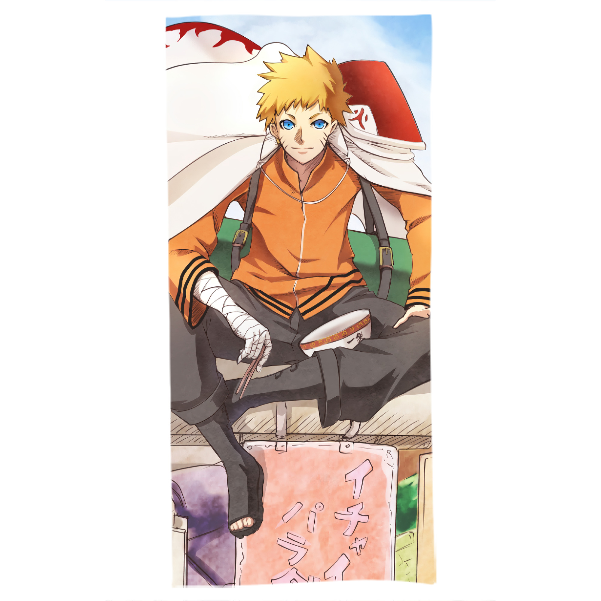 （画像用） NARUTO -ナルト- NARUTO -ナルト- 疾風伝 大判バスタオル 70×140cm 吸水速乾 柔らかい肌触り