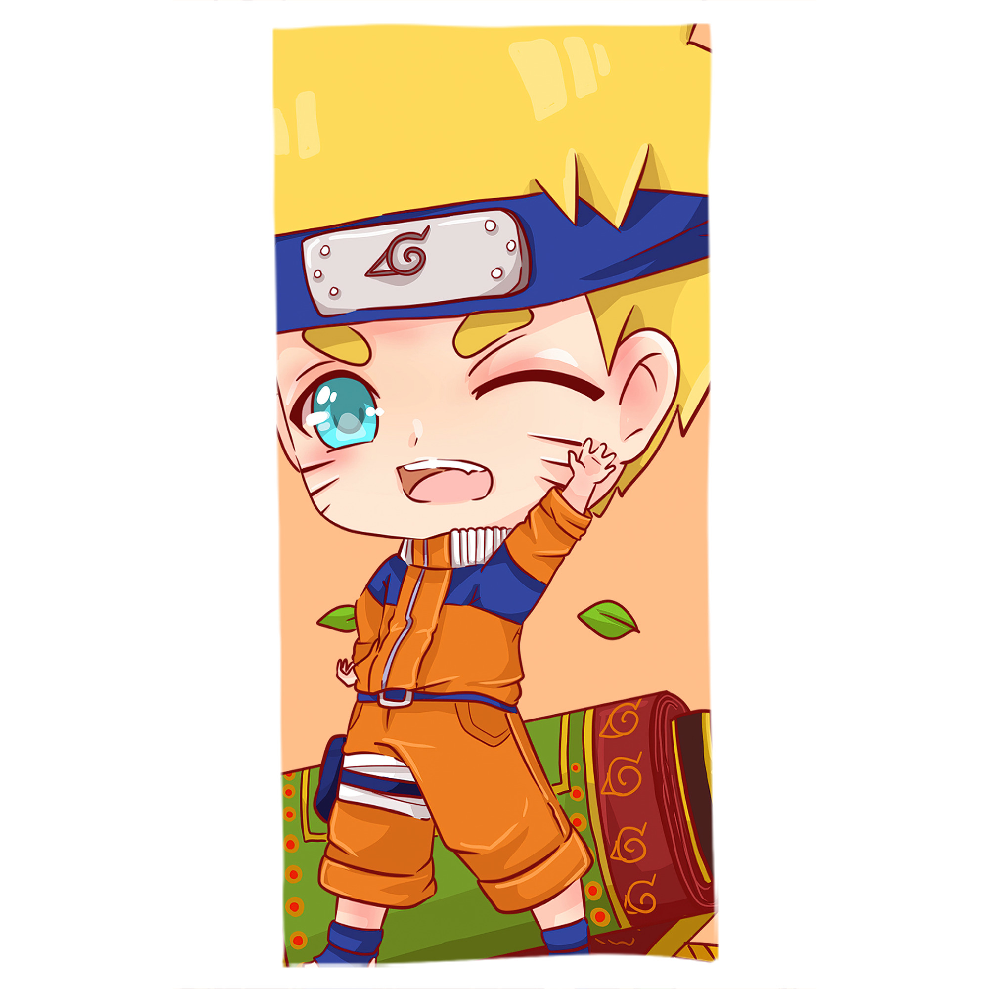 （画像用） NARUTO -ナルト- NARUTO -ナルト- 疾風伝 大判バスタオル 70×140cm 吸水速乾 柔らかい肌触り