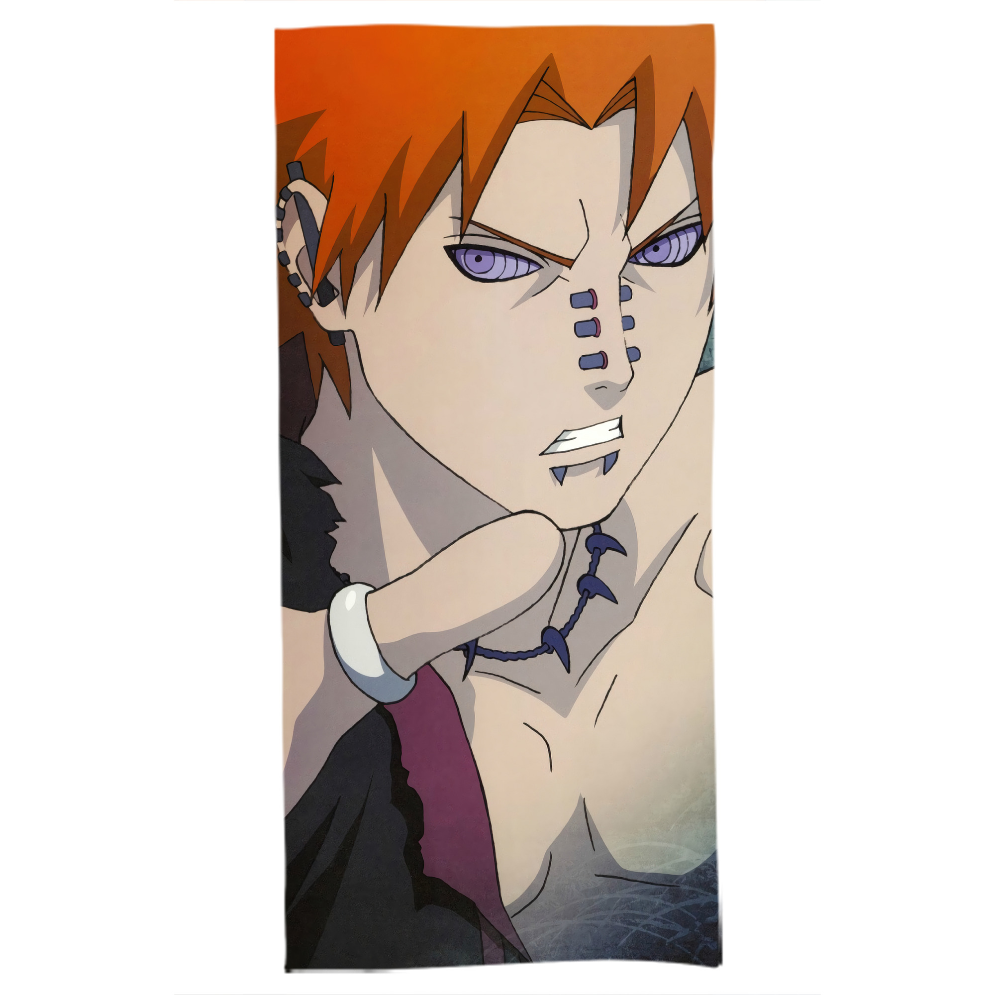 （画像用） NARUTO -ナルト- NARUTO -ナルト- 疾風伝 大判バスタオル 70×140cm 吸水速乾 柔らかい肌触り