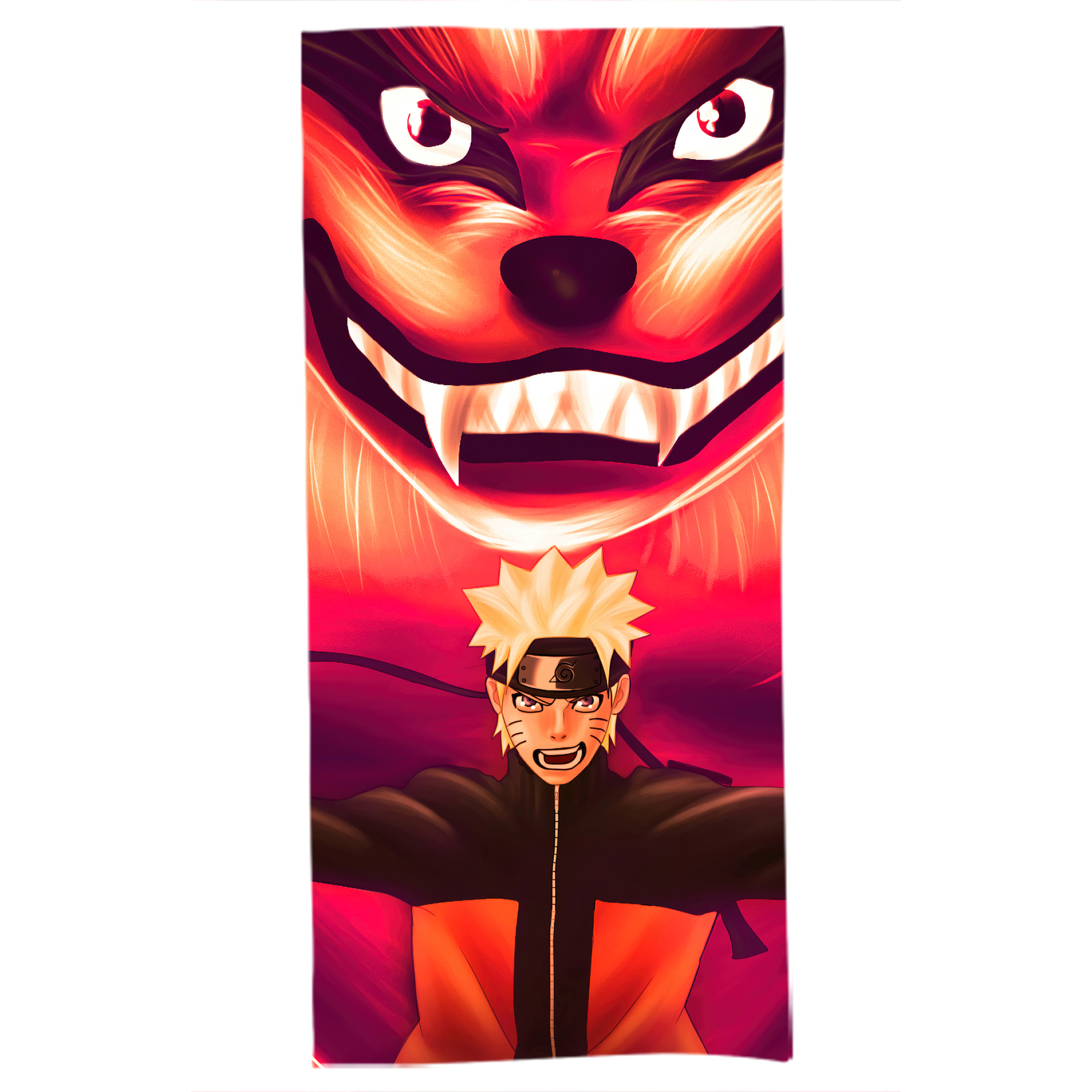 （画像用） NARUTO -ナルト- NARUTO -ナルト- 疾風伝 大判バスタオル 70×140cm 吸水速乾 柔らかい肌触り