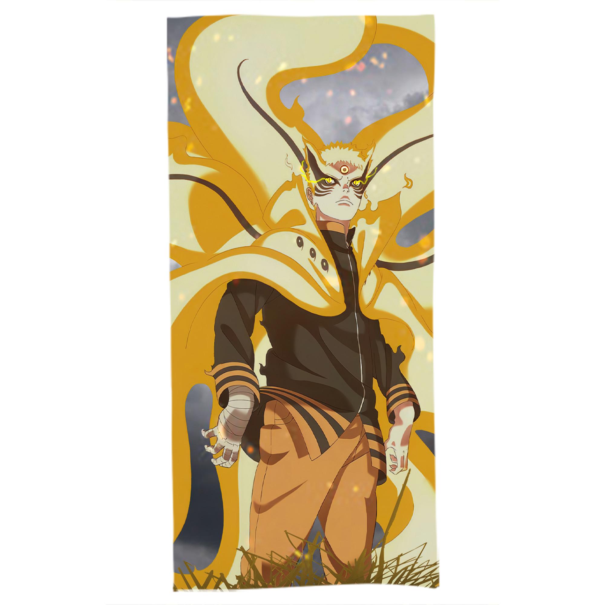 （画像用） NARUTO -ナルト- NARUTO -ナルト- 疾風伝 大判バスタオル 70×140cm 吸水速乾 柔らかい肌触り