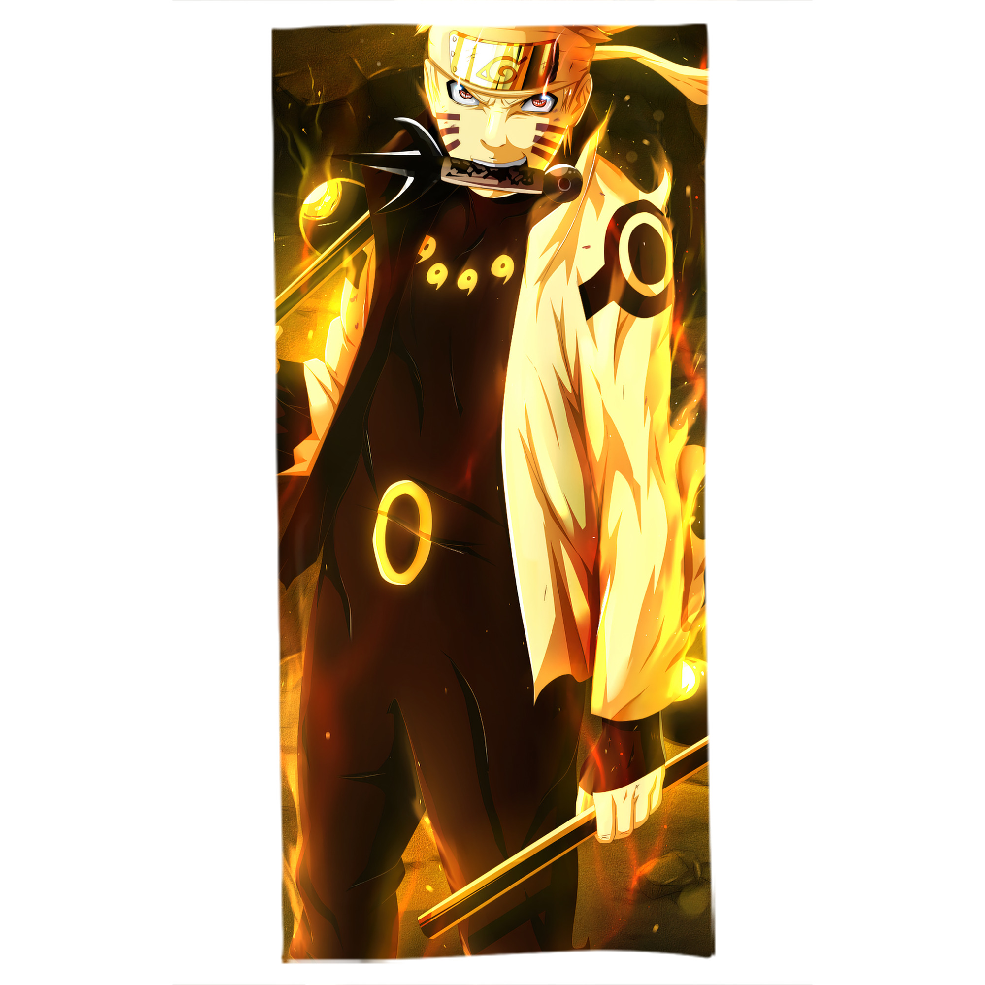 （画像用） NARUTO -ナルト- NARUTO -ナルト- 疾風伝 大判バスタオル 70×140cm 吸水速乾 柔らかい肌触り