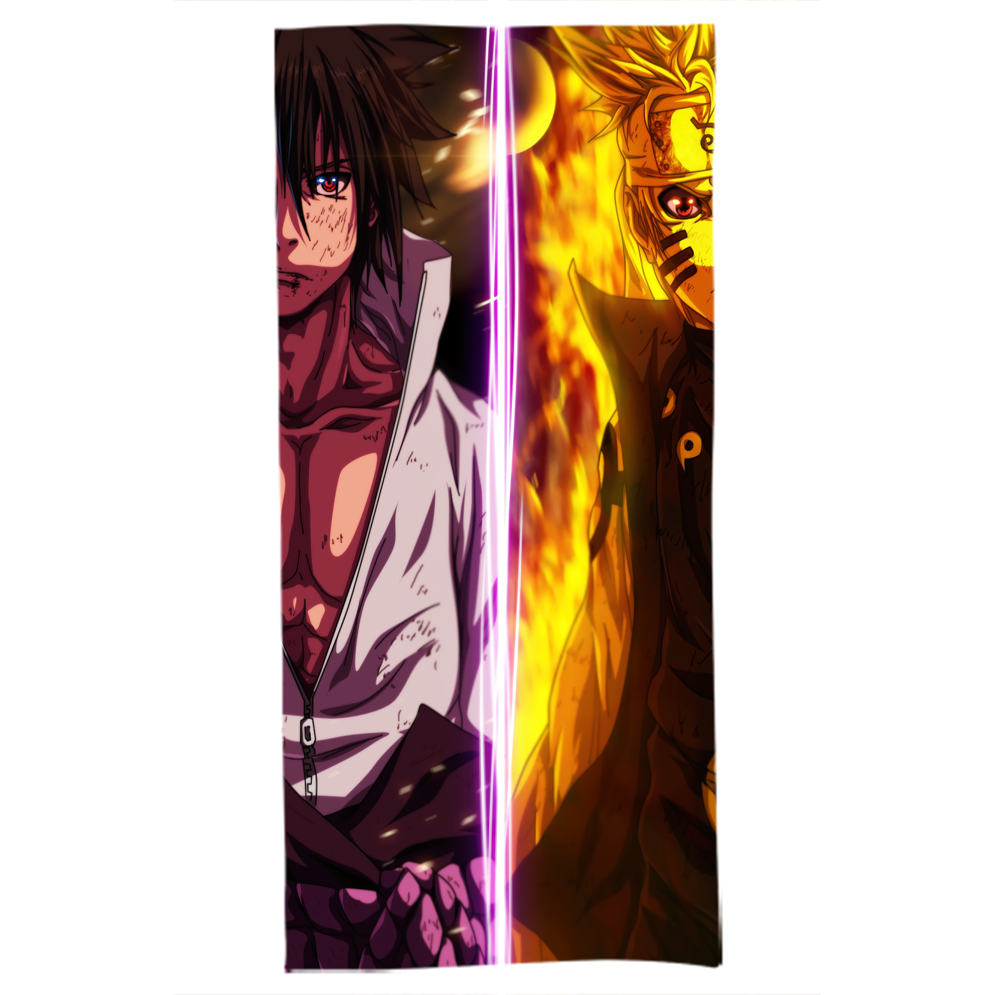 （画像用） NARUTO -ナルト- NARUTO -ナルト- 疾風伝 大判バスタオル 70×140cm 吸水速乾 柔らかい肌触り