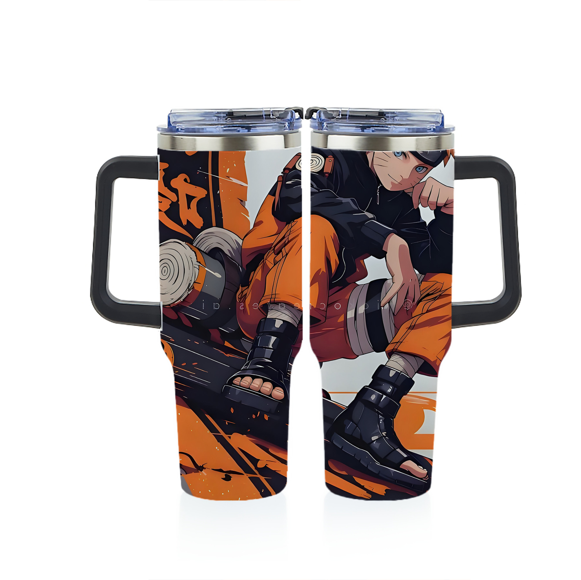 （画像用） NARUTO -ナルト- NARUTO -ナルト- 疾風伝 1200ｍLフルプリント車用タンブラー