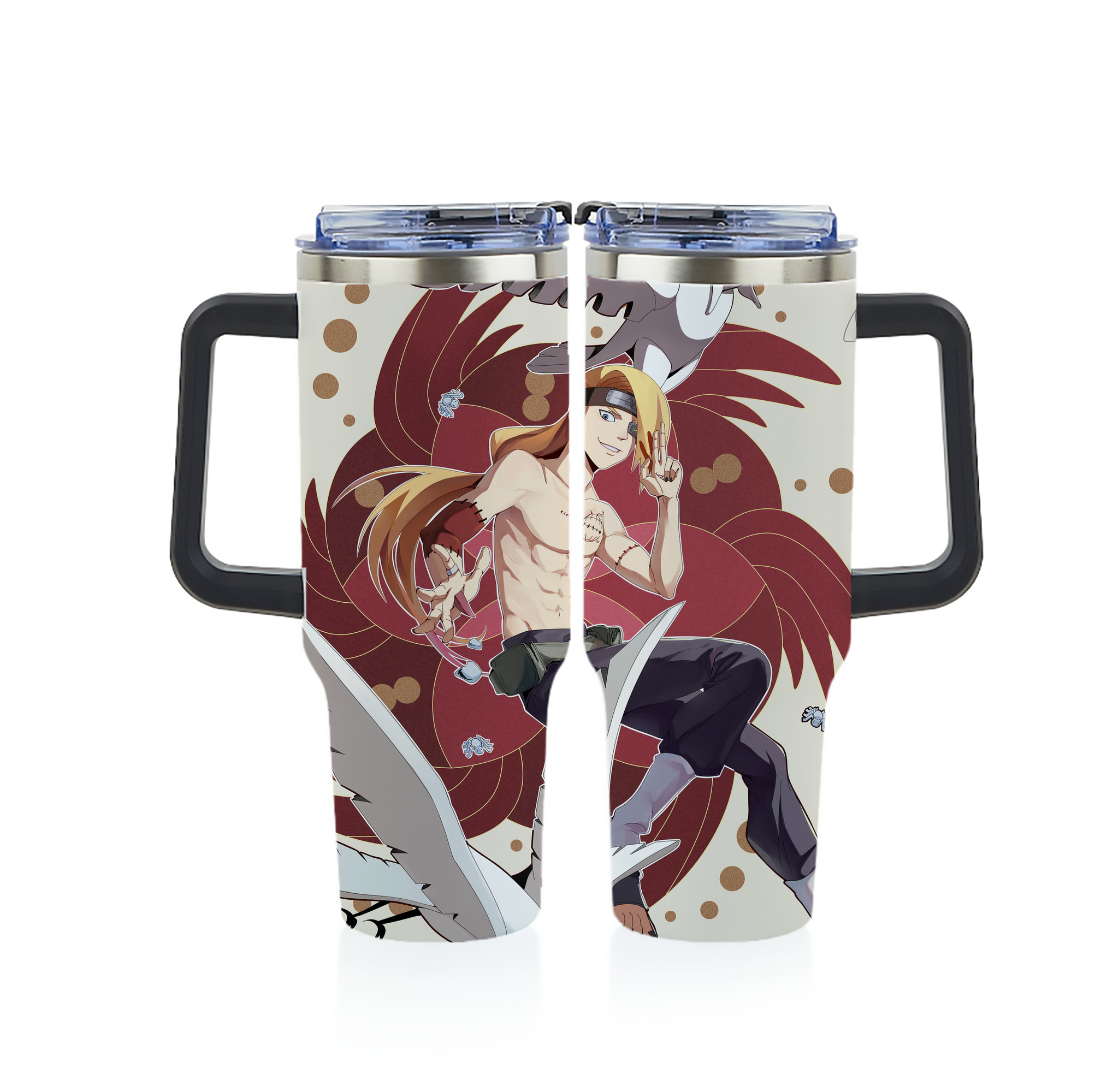 （画像用） NARUTO -ナルト- NARUTO -ナルト- 疾風伝 1200ｍLフルプリント車用タンブラー