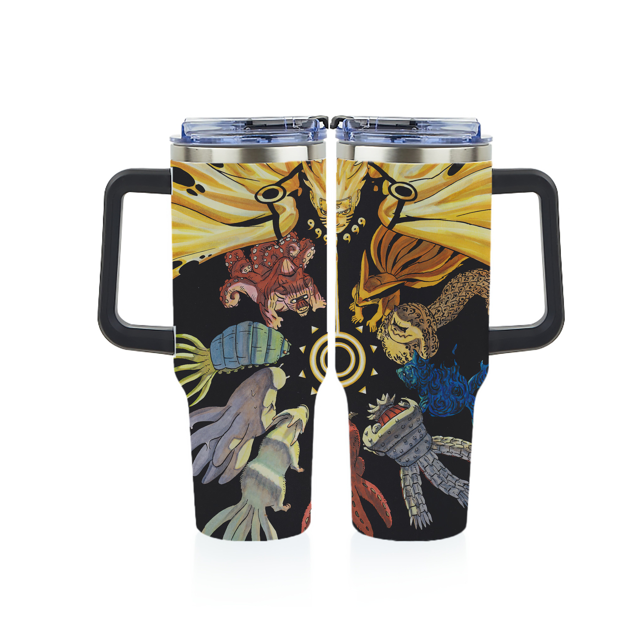 （画像用） NARUTO -ナルト- NARUTO -ナルト- 疾風伝 1200ｍLフルプリント車用タンブラー