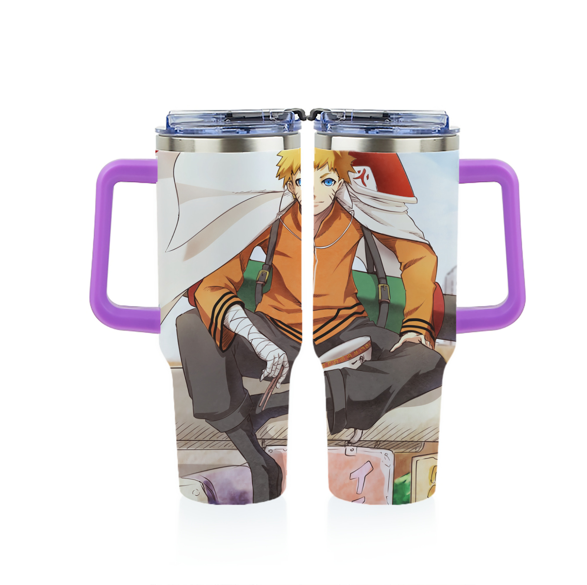（画像用） NARUTO -ナルト- NARUTO -ナルト- 疾風伝 1200ｍLフルプリント車用タンブラー