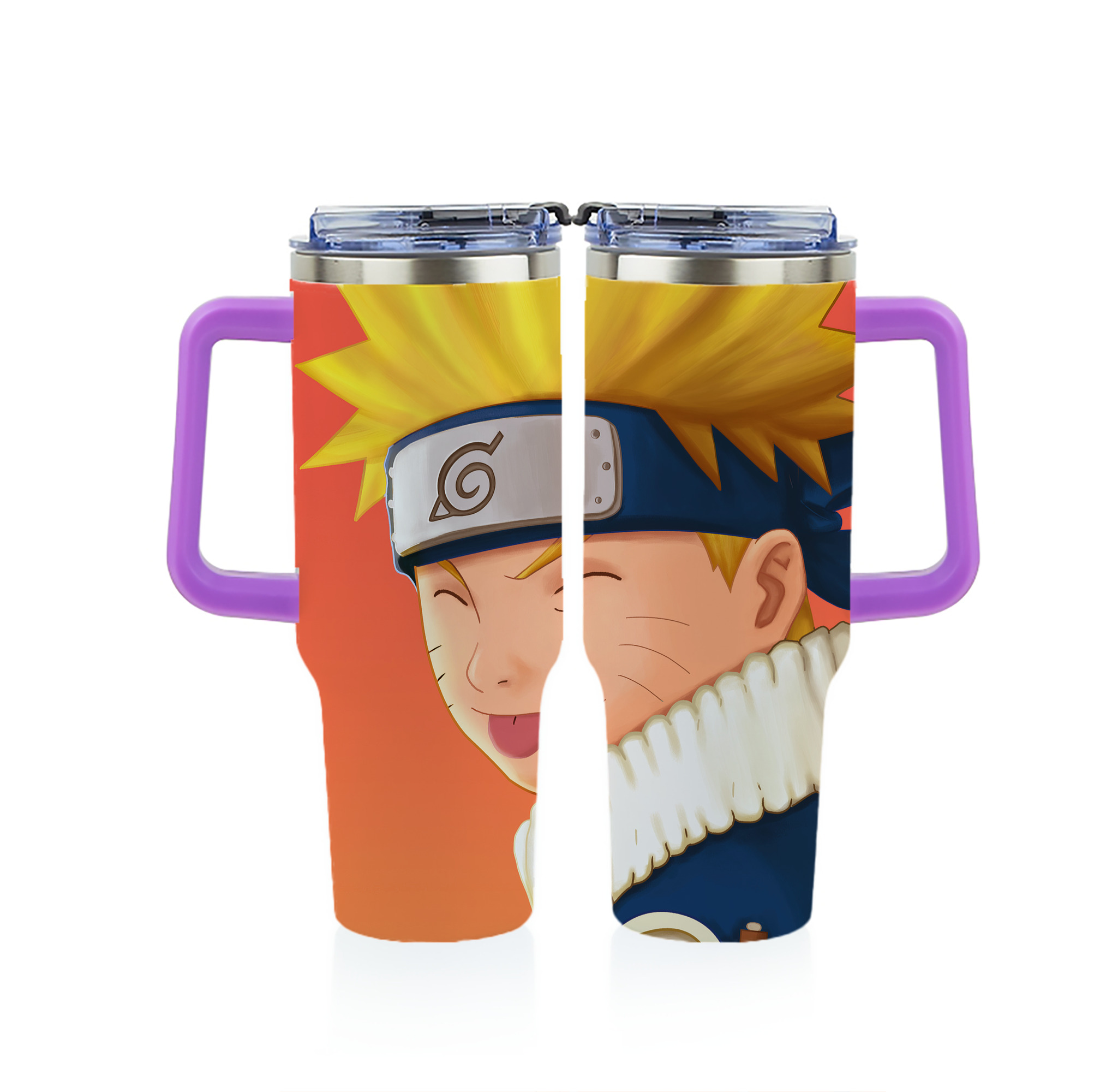 （画像用） NARUTO -ナルト- NARUTO -ナルト- 疾風伝 1200ｍLフルプリント車用タンブラー