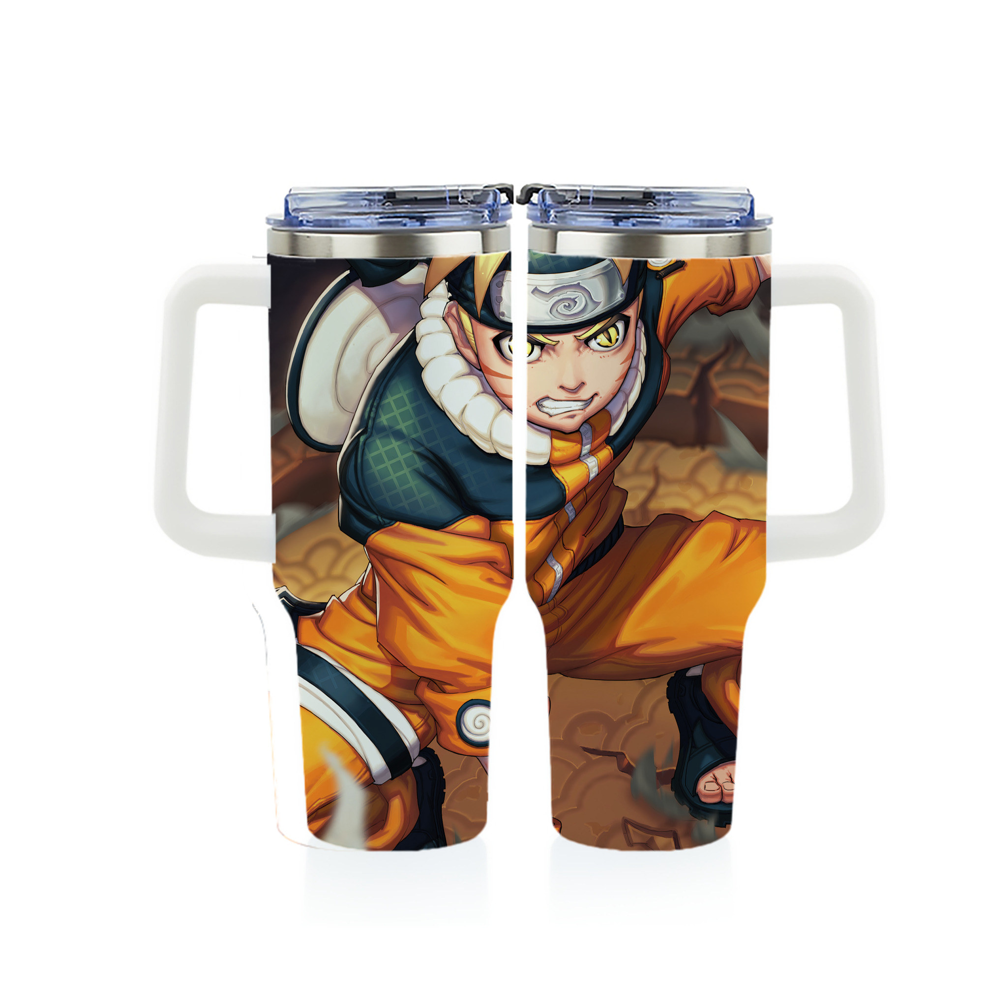 （画像用） NARUTO -ナルト- NARUTO -ナルト- 疾風伝 1200ｍLフルプリント車用タンブラー