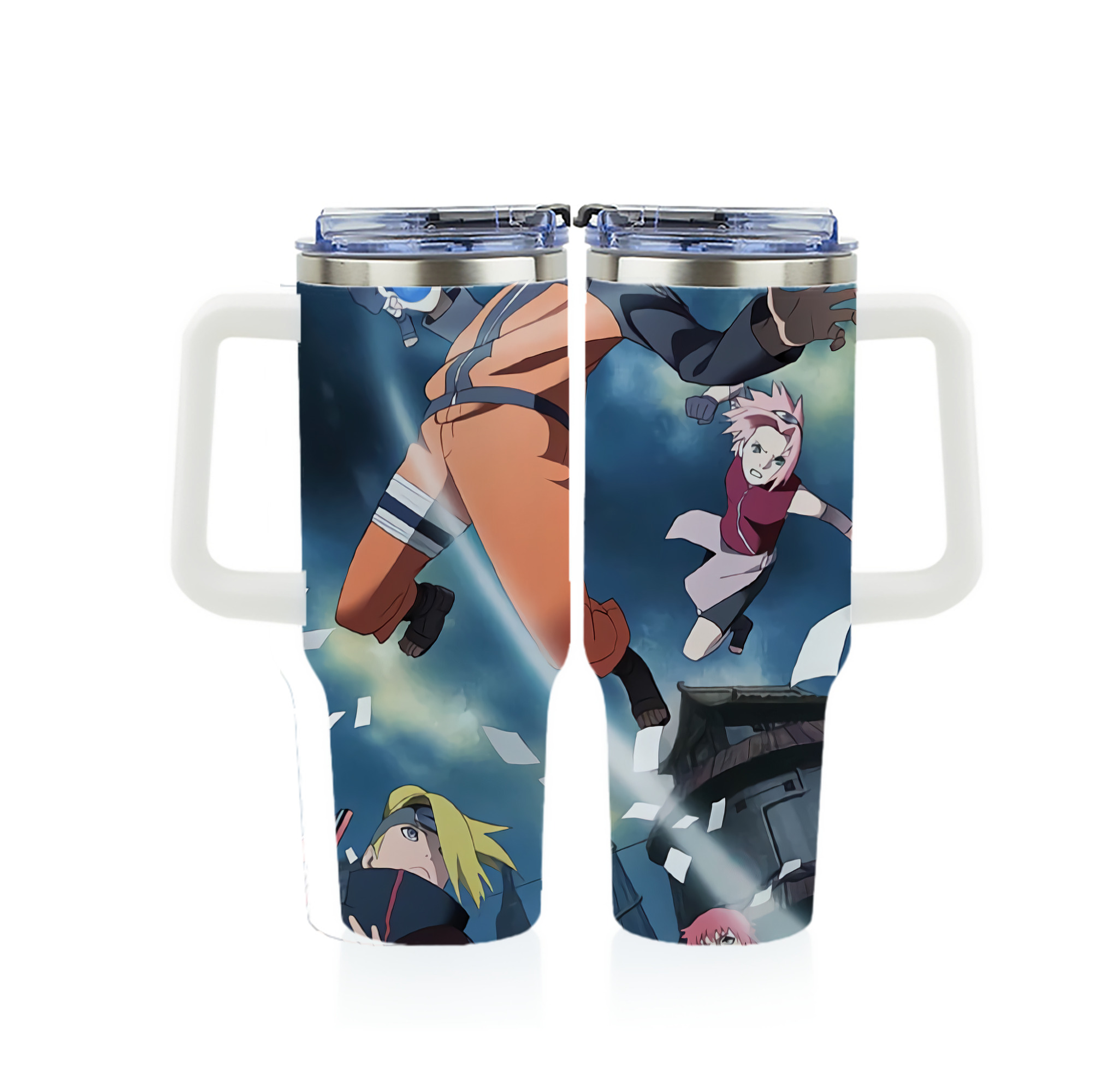 （画像用） NARUTO -ナルト- NARUTO -ナルト- 疾風伝 1200ｍLフルプリント車用タンブラー