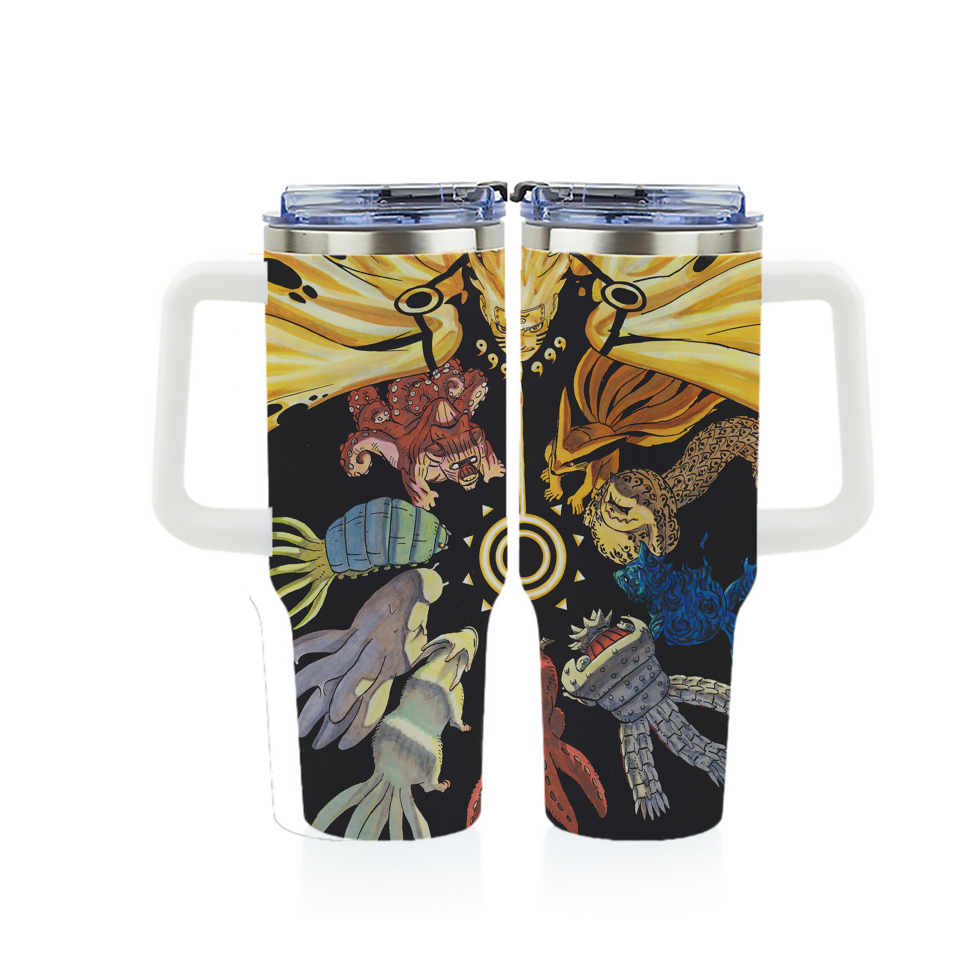 （画像用） NARUTO -ナルト- NARUTO -ナルト- 疾風伝 1200ｍLフルプリント車用タンブラー