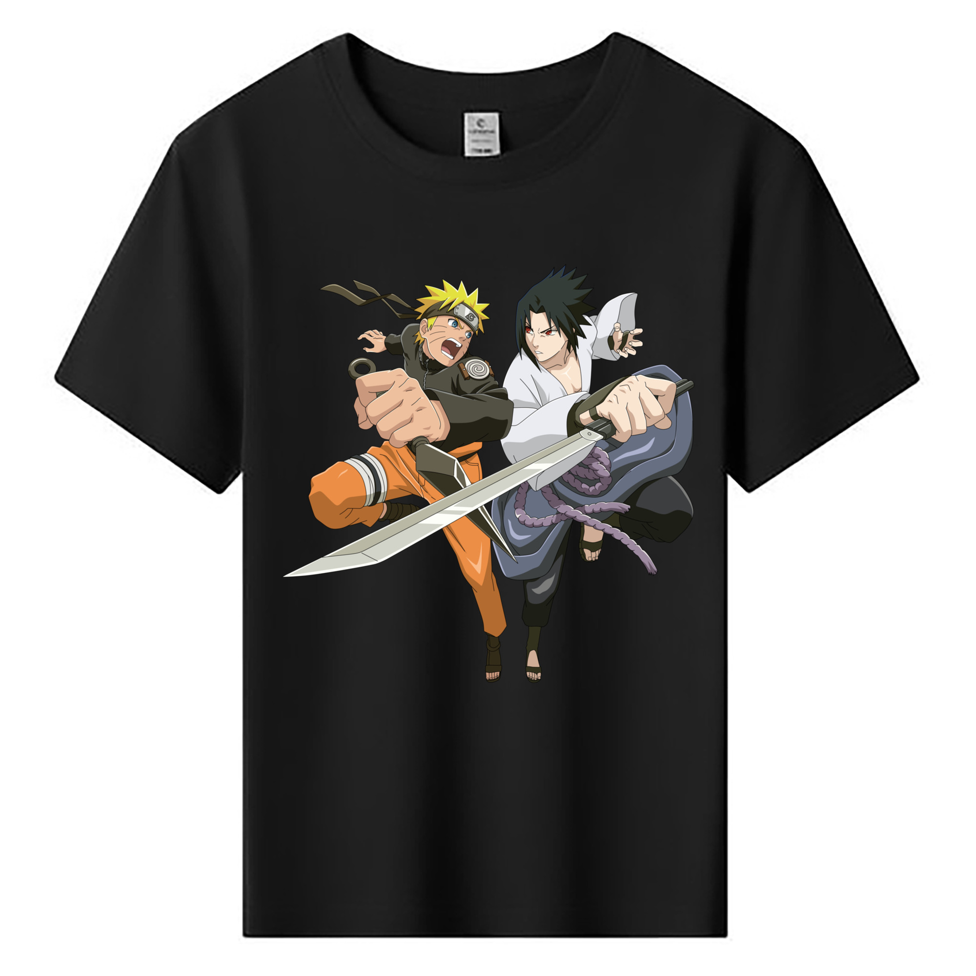 （画像用） NARUTO -ナルト- うずまき ナルト Uzumaki Naruto 綿100％キッズTシャツ（フロントプリント）