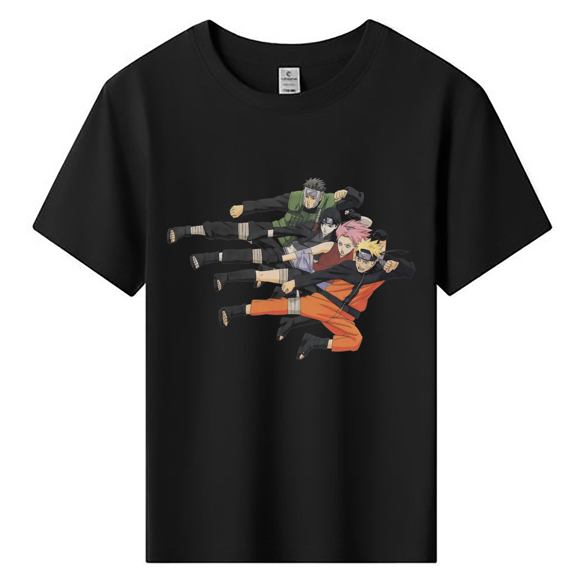 （画像用） NARUTO -ナルト- うずまき ナルト Uzumaki Naruto 綿100％キッズTシャツ（フロントプリント）