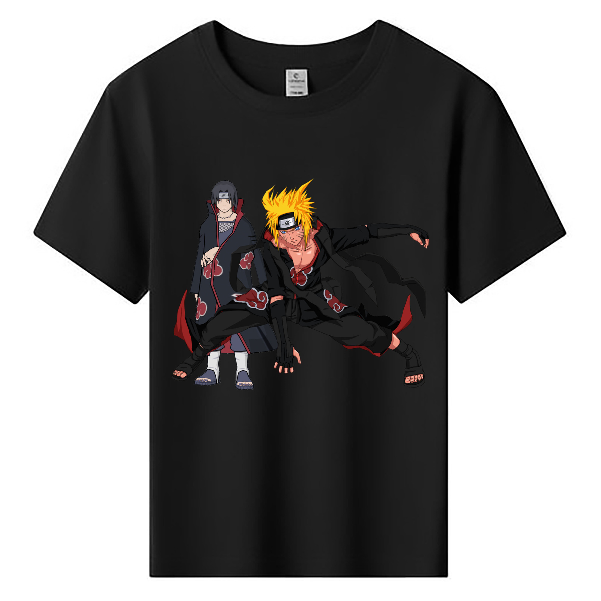 （画像用） NARUTO -ナルト- うずまき ナルト Uzumaki Naruto 綿100％キッズTシャツ（フロントプリント）