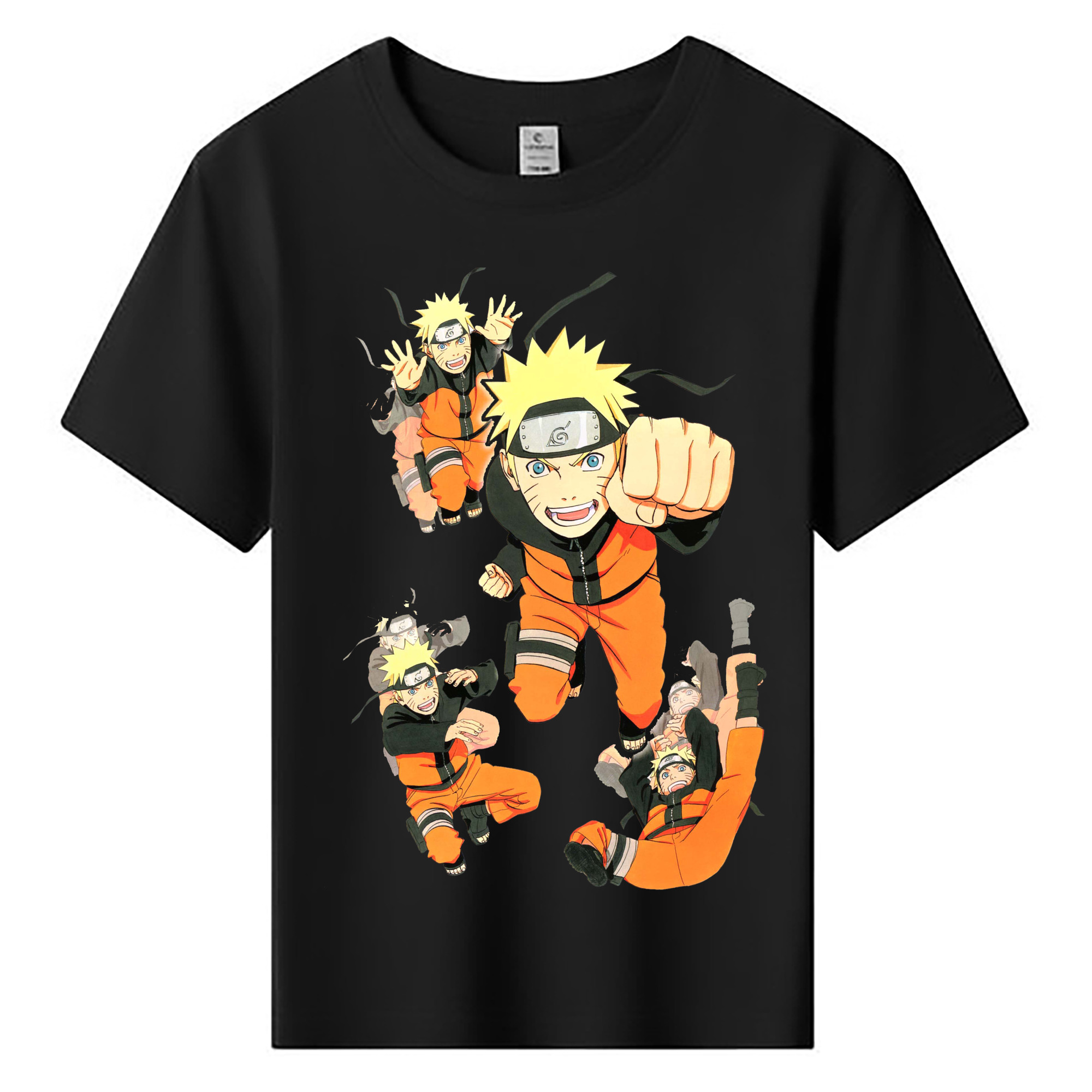 （画像用） NARUTO -ナルト- うずまき ナルト Uzumaki Naruto 綿100％キッズTシャツ（フロントプリント）