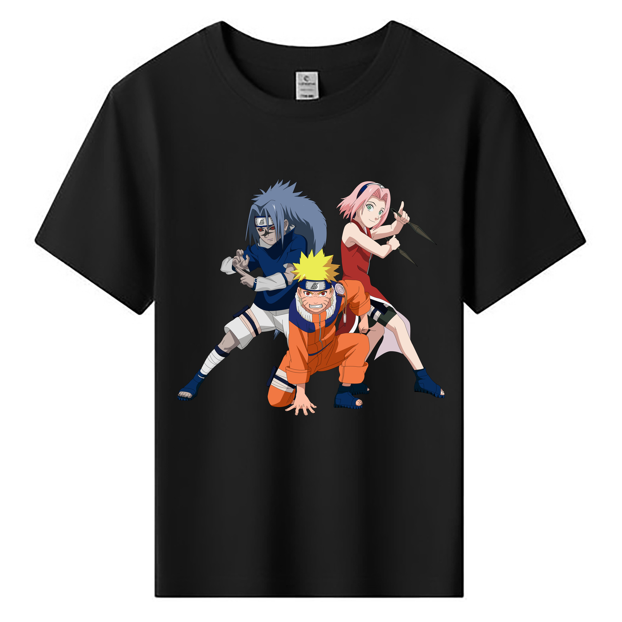 （画像用） NARUTO -ナルト- うずまき ナルト Uzumaki Naruto 綿100％キッズTシャツ（フロントプリント）