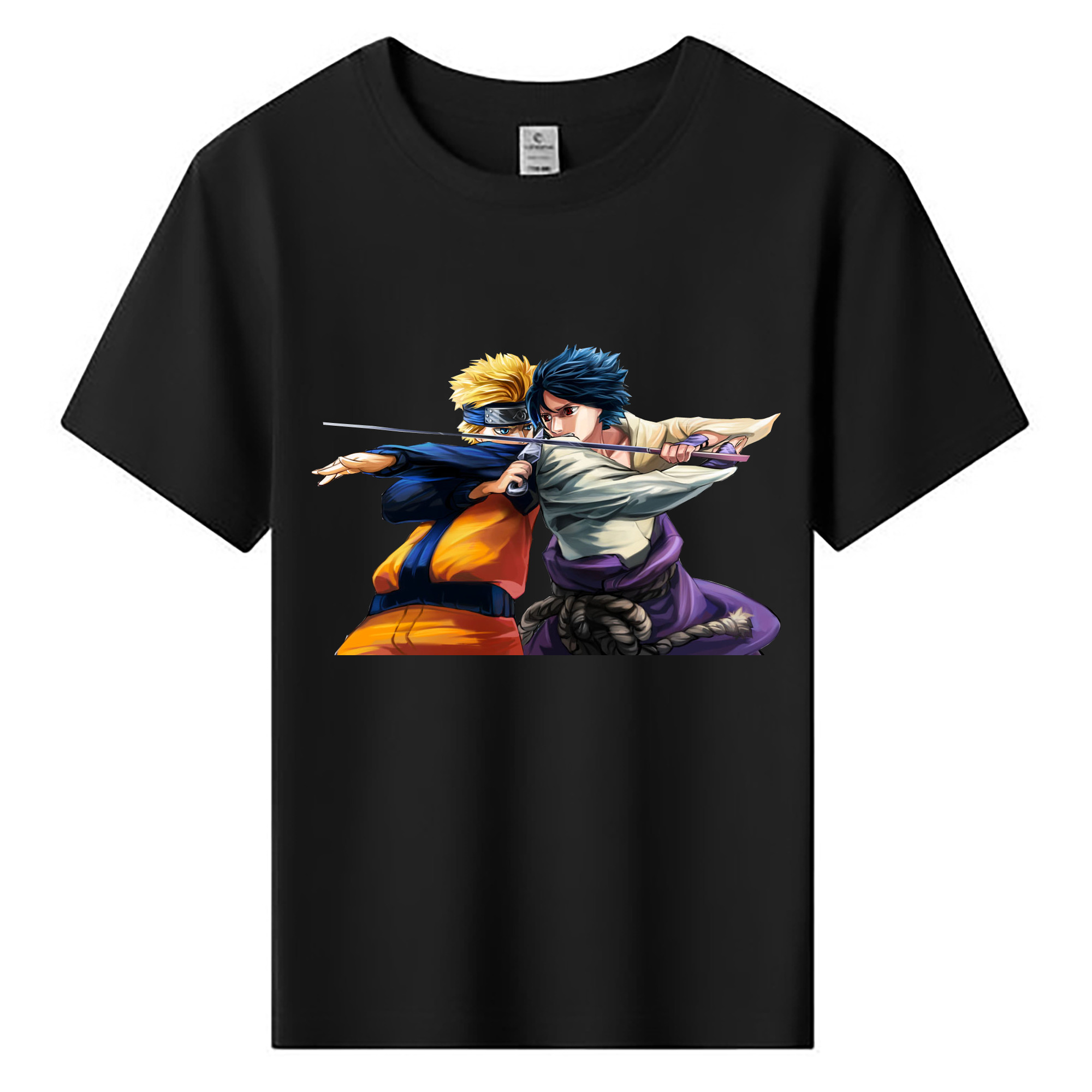 （画像用） NARUTO -ナルト- うずまき ナルト Uzumaki Naruto 綿100％キッズTシャツ（フロントプリント）