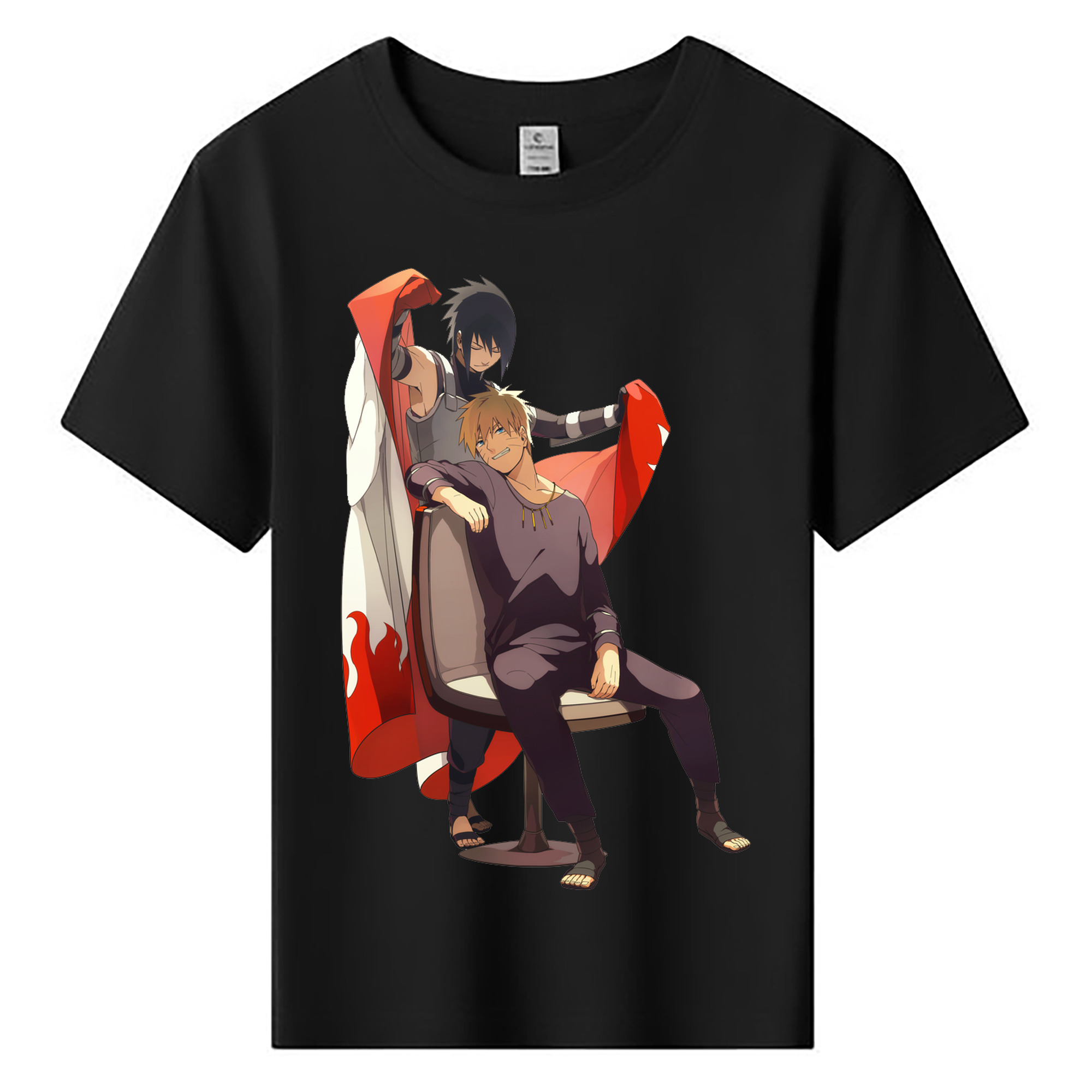（画像用） NARUTO -ナルト- うずまき ナルト Uzumaki Naruto 綿100％キッズTシャツ（フロントプリント）