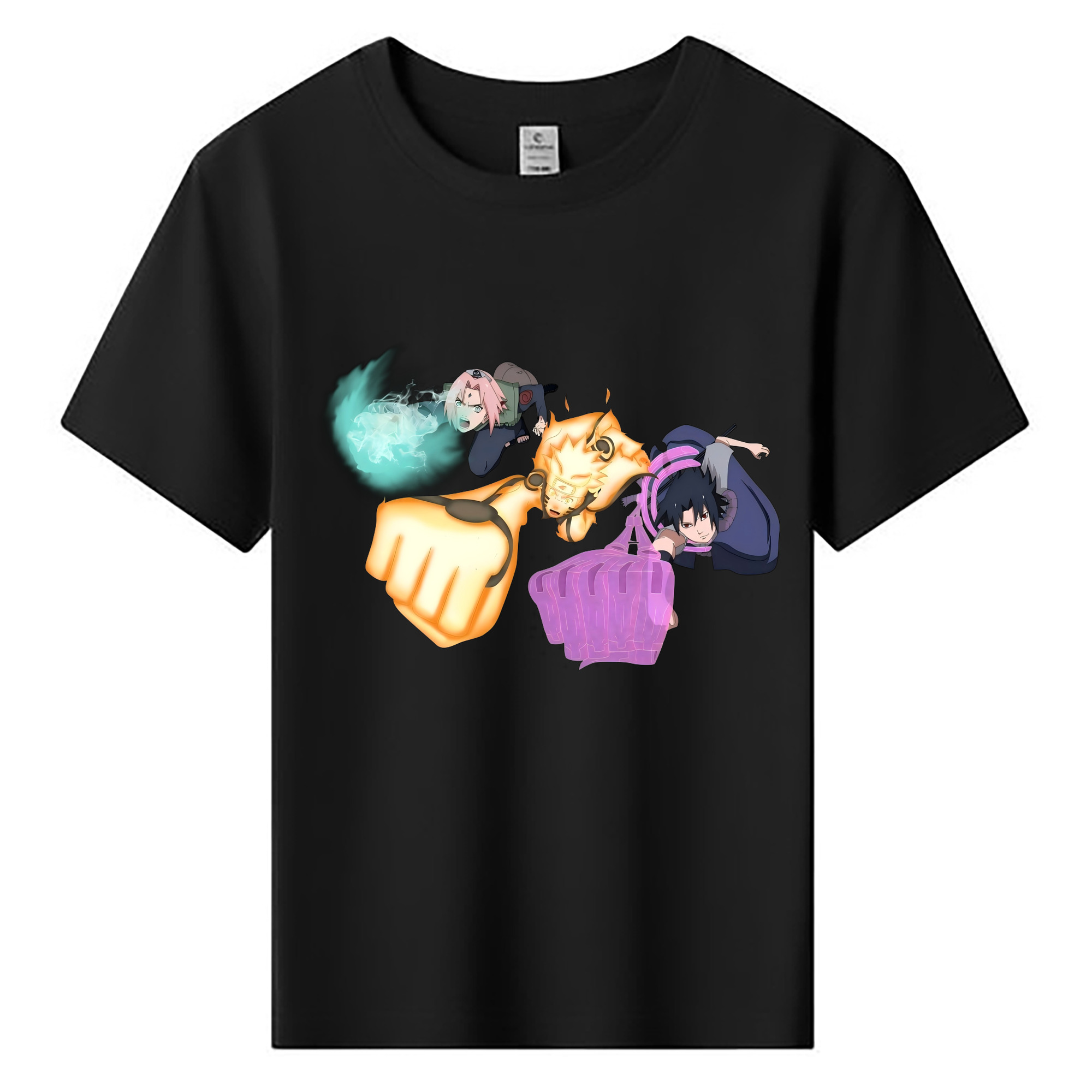 （画像用） NARUTO -ナルト- うずまき ナルト Uzumaki Naruto 綿100％キッズTシャツ（フロントプリント）